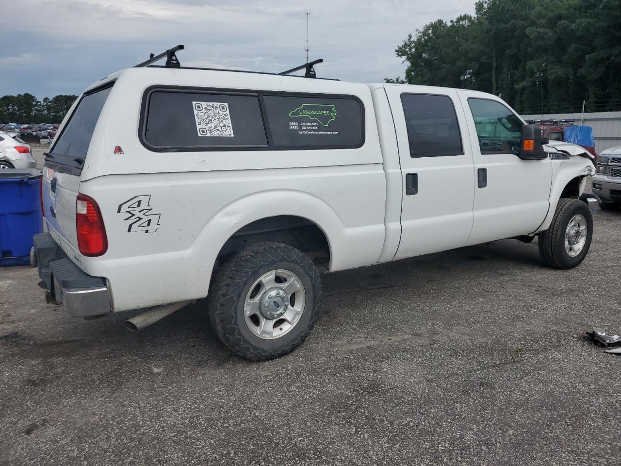 2015 Ford F250 Super Duty Белый vin: 1FT7W2B65FEA52309
