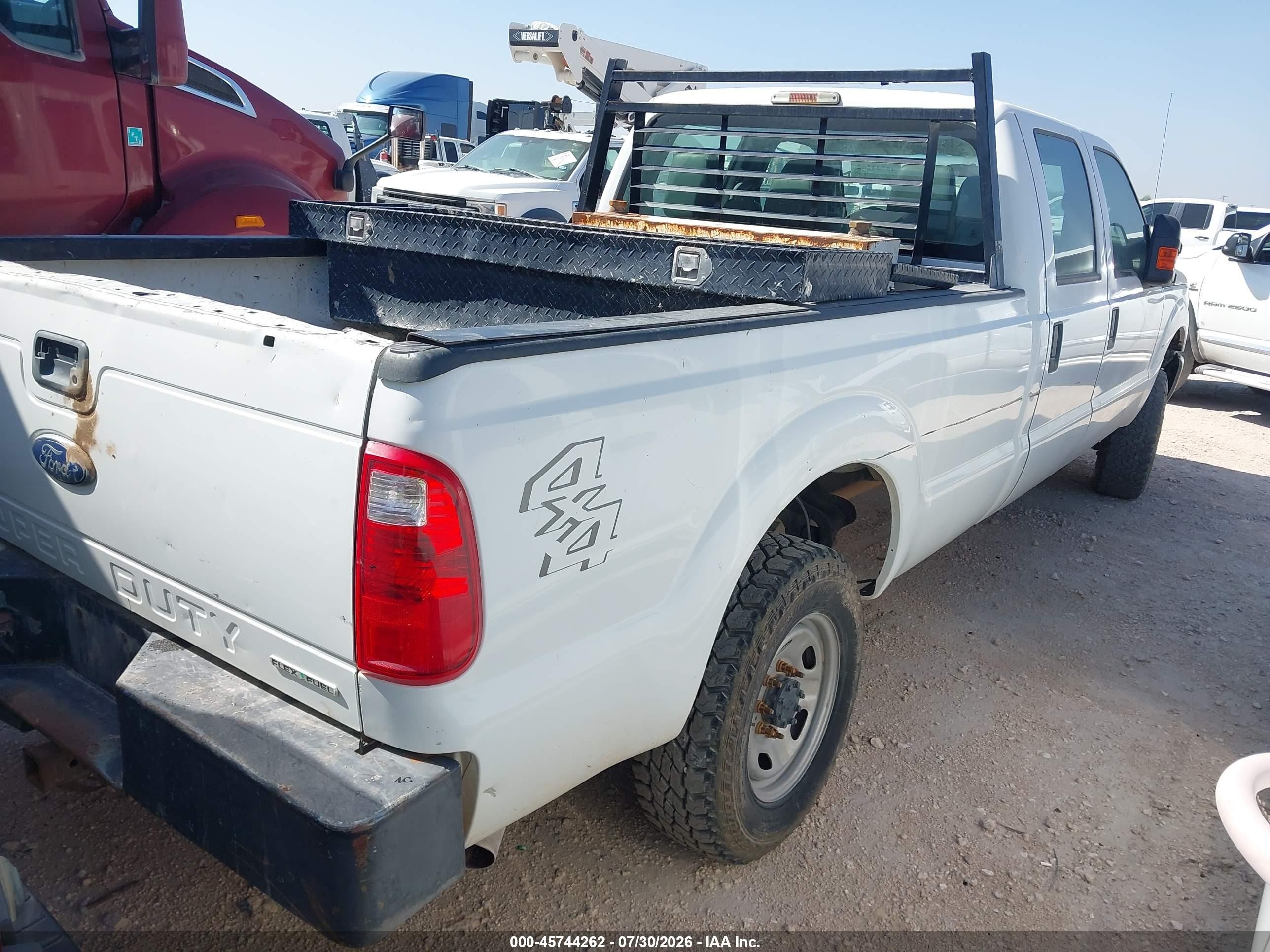 2015 Ford F-250 Xl White vin: 1FT7W2B65FEB68870