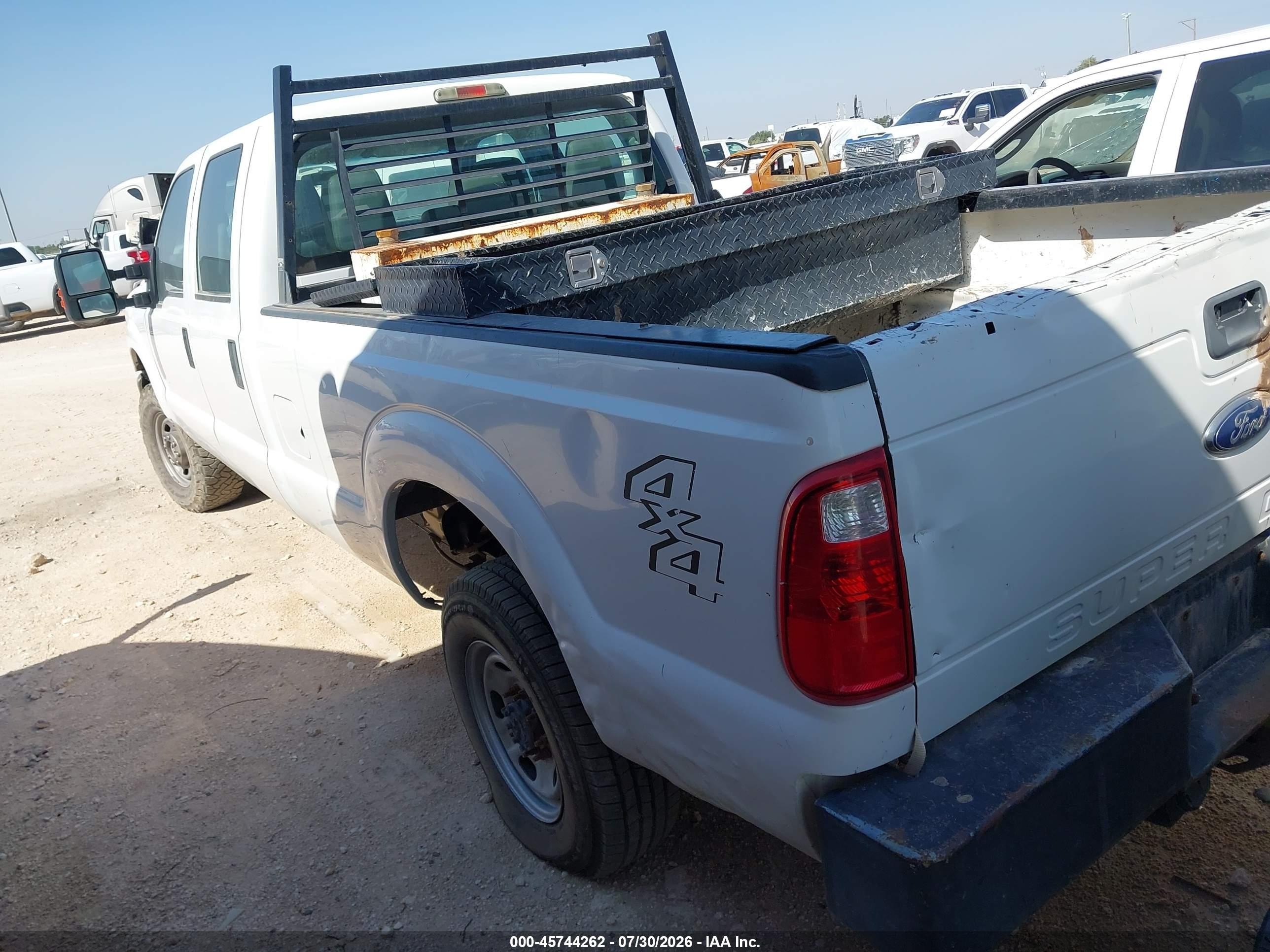2015 Ford F-250 Xl White vin: 1FT7W2B65FEB68870