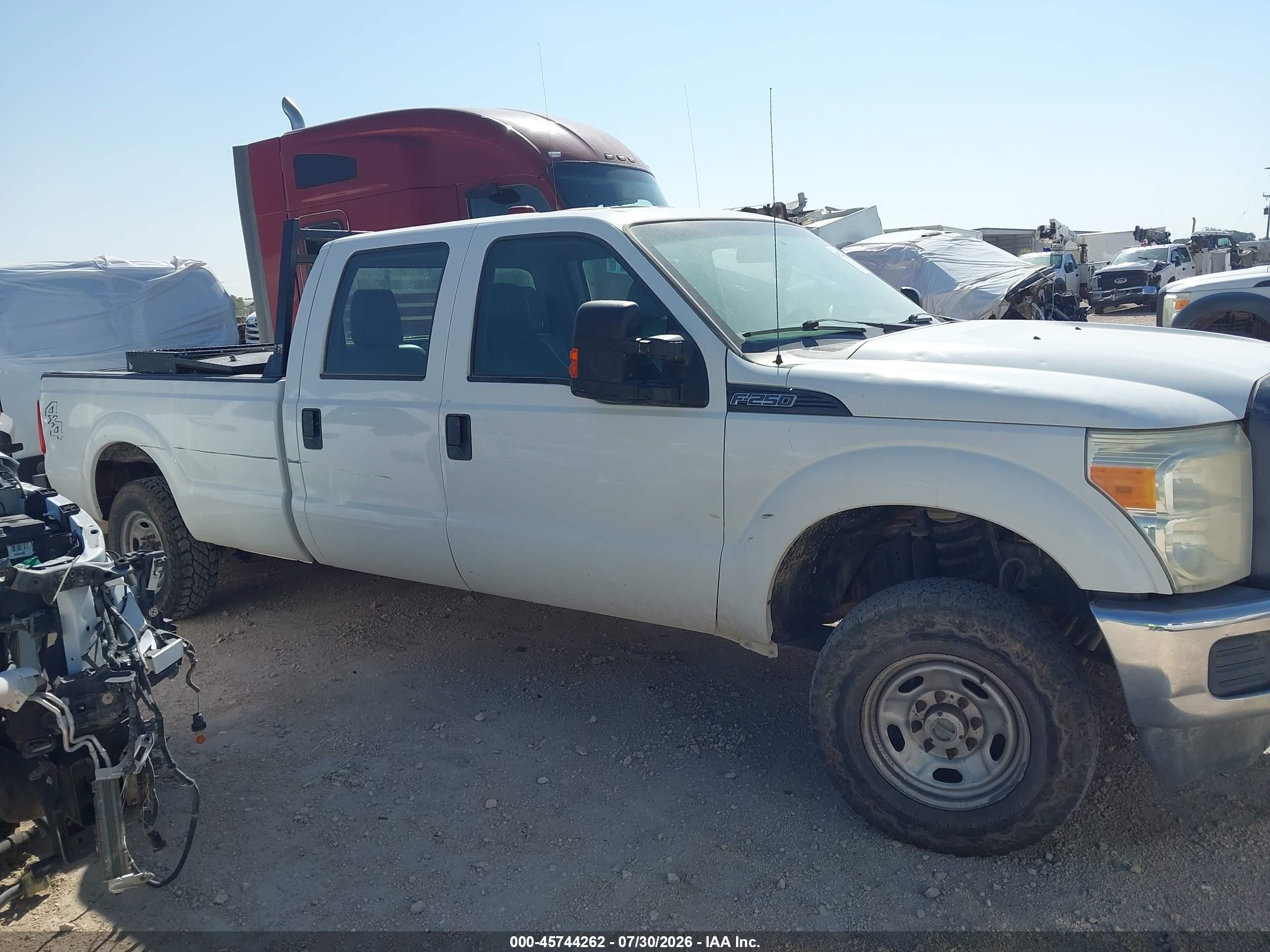 2015 Ford F-250 Xl White vin: 1FT7W2B65FEB68870