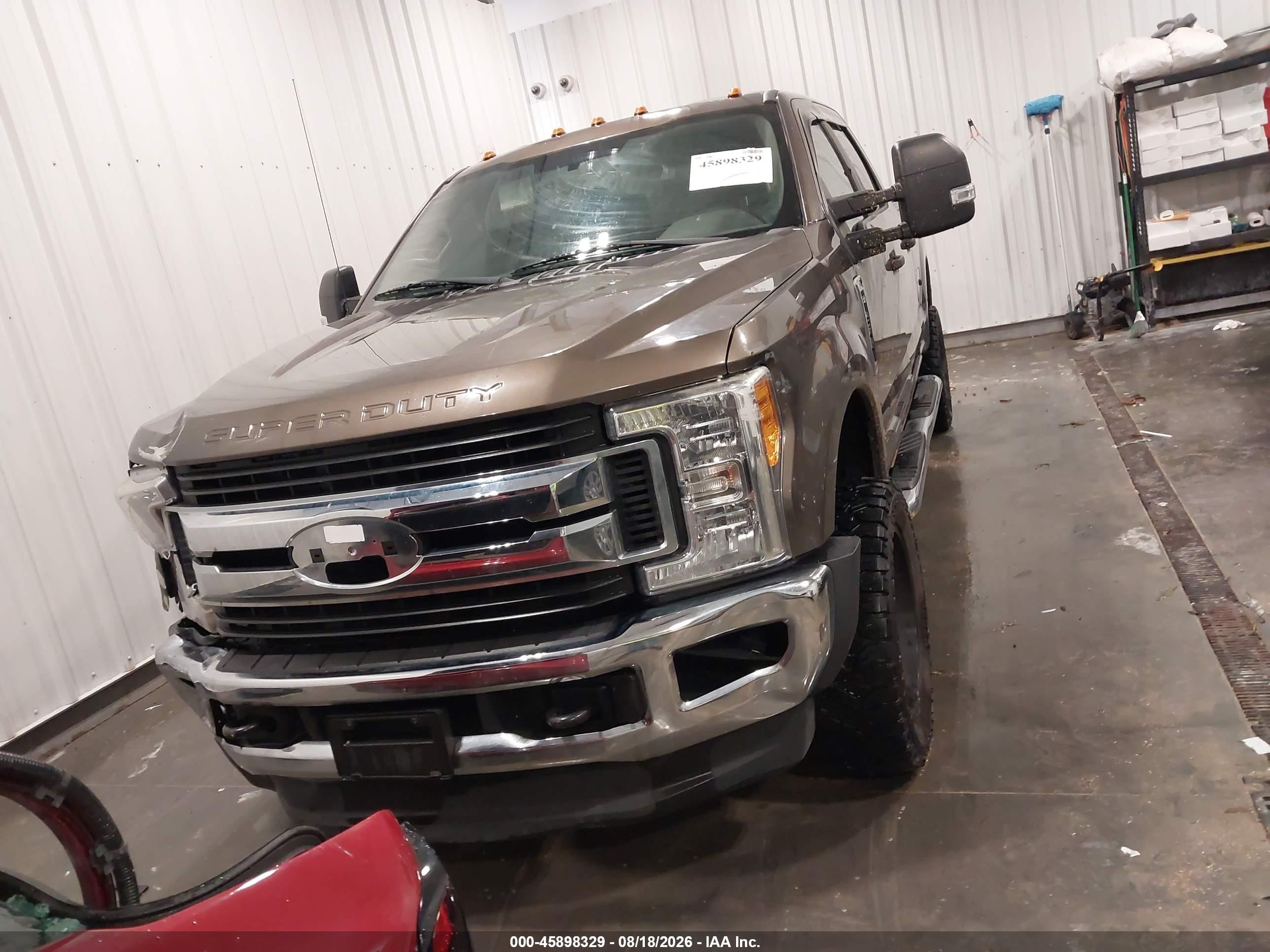 2017 Ford F-250 Xl Brown vin: 1FT7W2B65HED63502