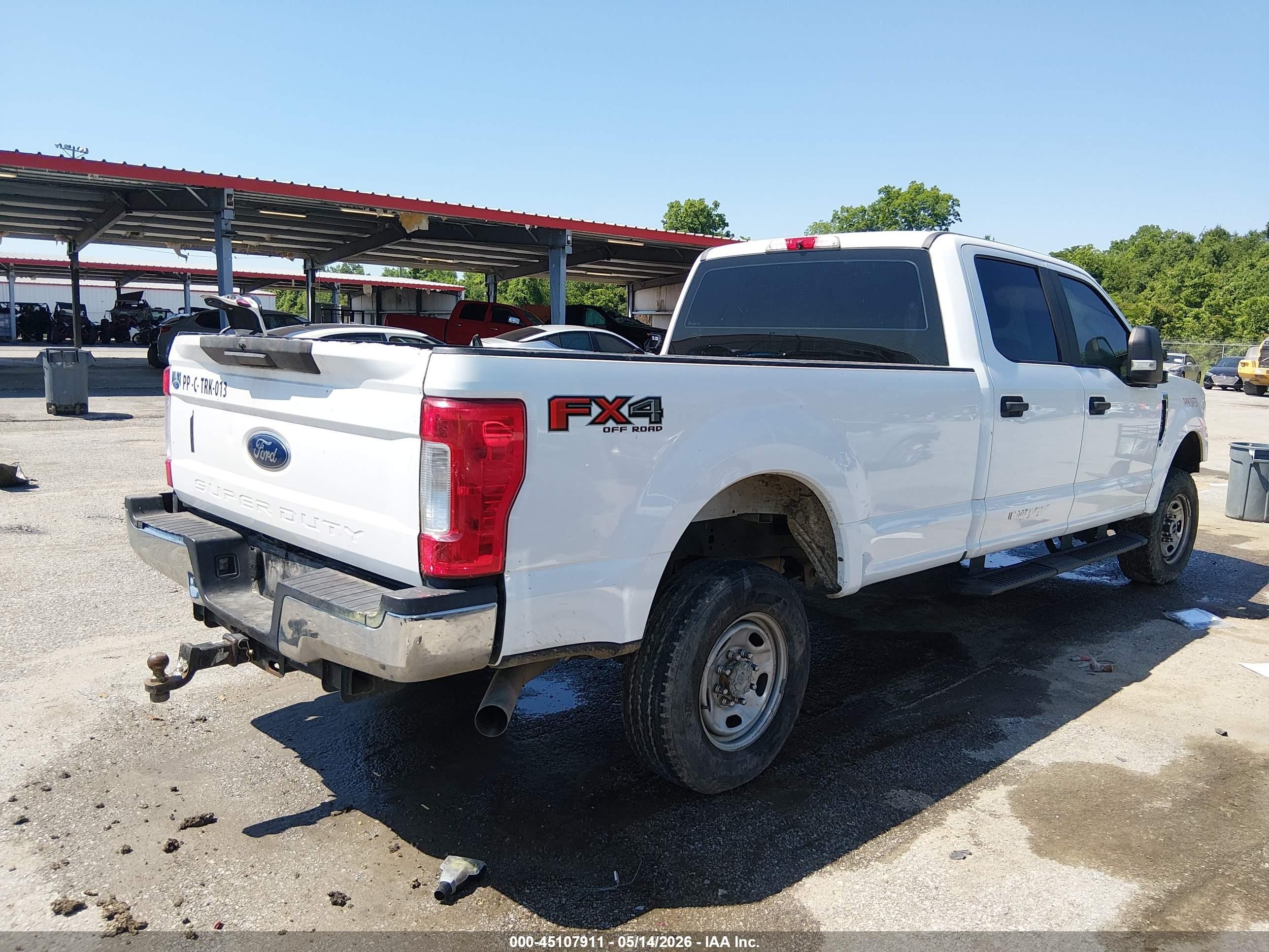2019 Ford F-250 Xl White vin: 1FT7W2B65KEE01818