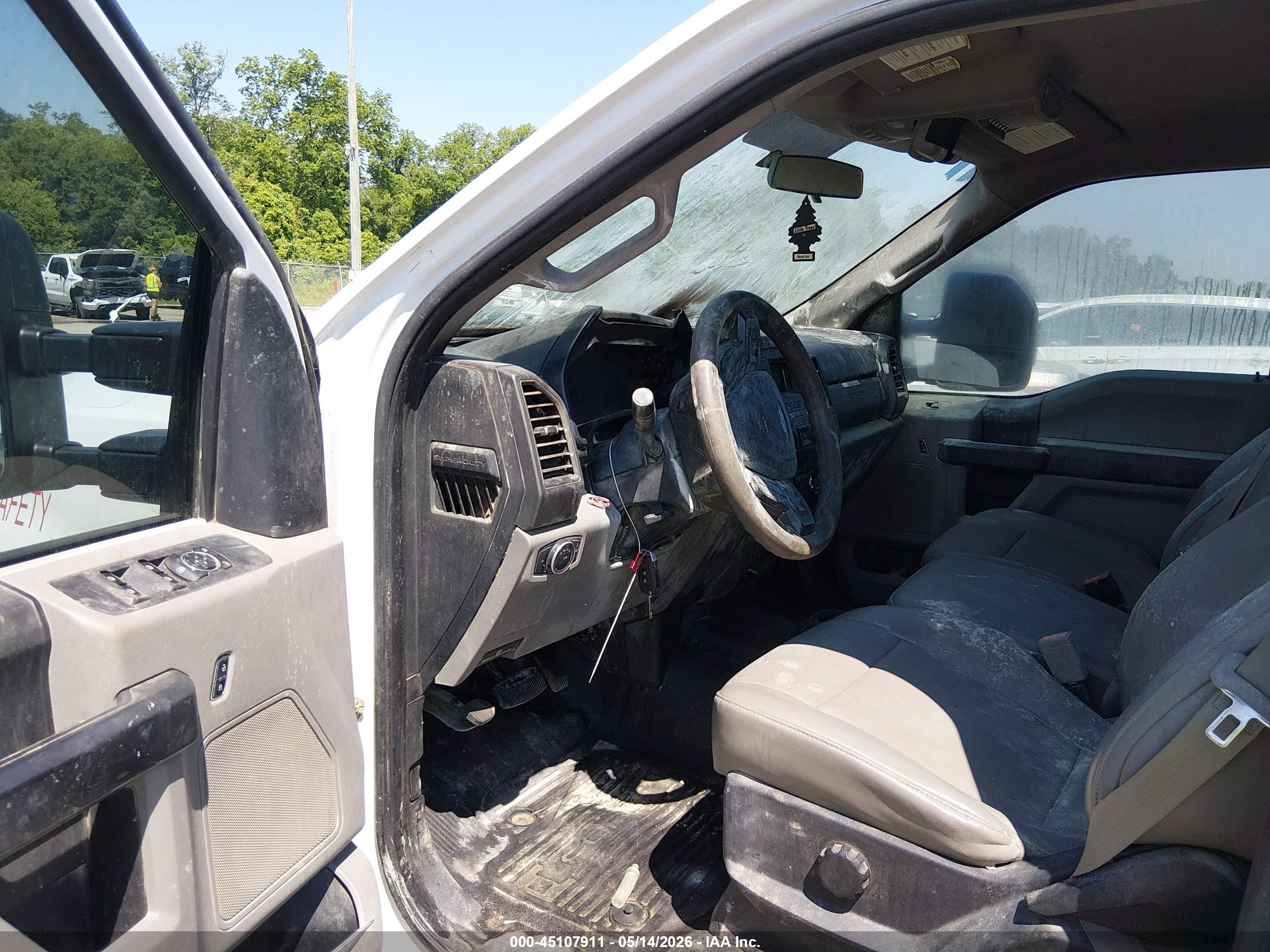 2019 Ford F-250 Xl White vin: 1FT7W2B65KEE01818