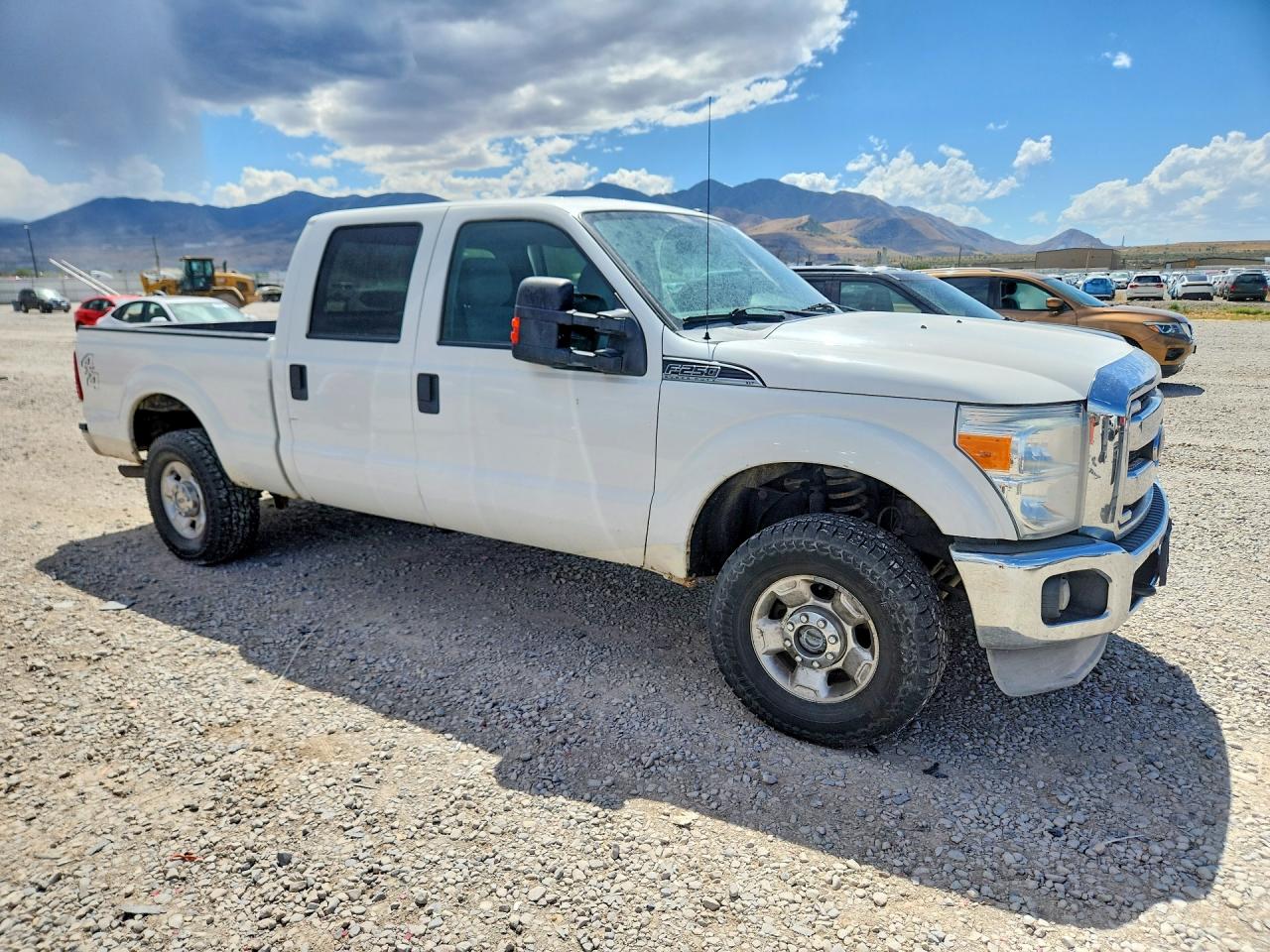 2012 Ford F250 Super Duty White vin: 1FT7W2B66CEC51932
