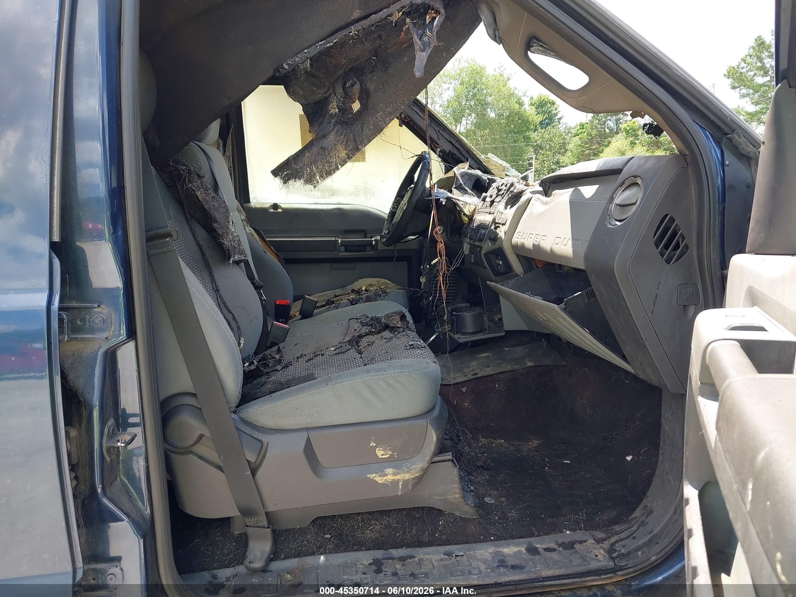 2013 Ford F-250 Xlt Blue vin: 1FT7W2B66DEA15234