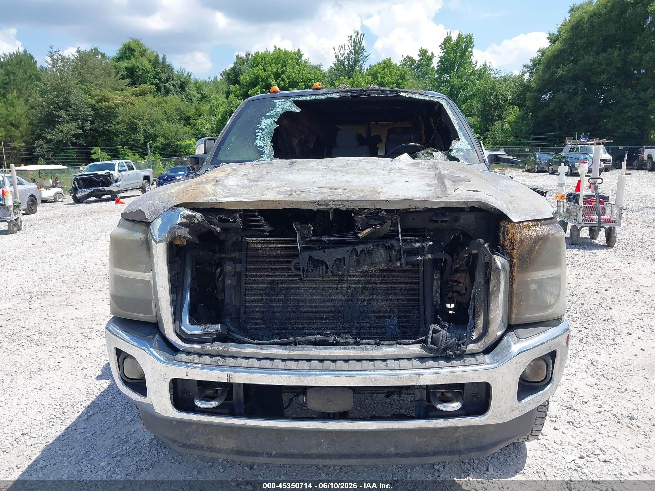 2013 Ford F-250 Xlt Blue vin: 1FT7W2B66DEA15234