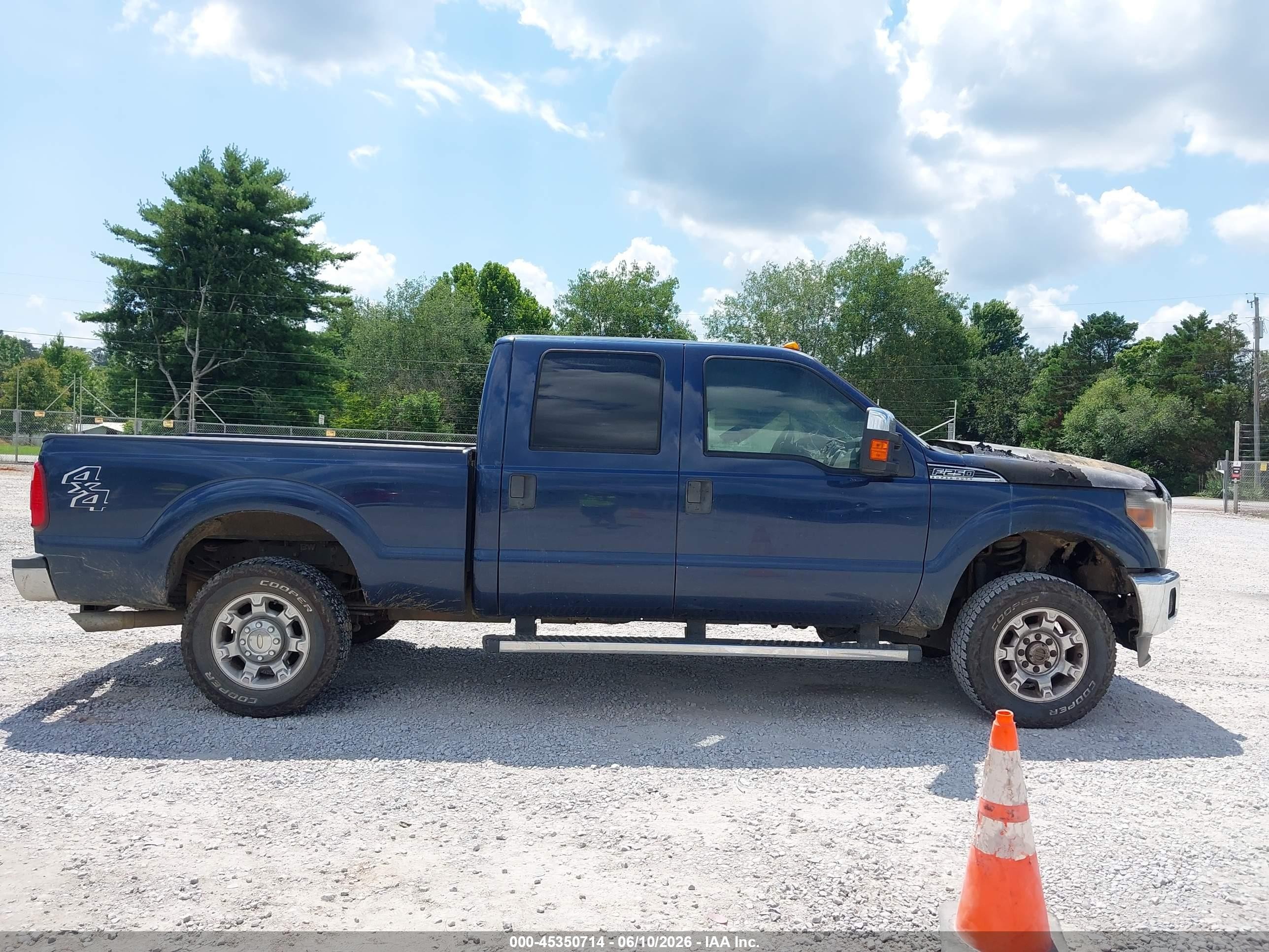 2013 Ford F-250 Xlt Blue vin: 1FT7W2B66DEA15234