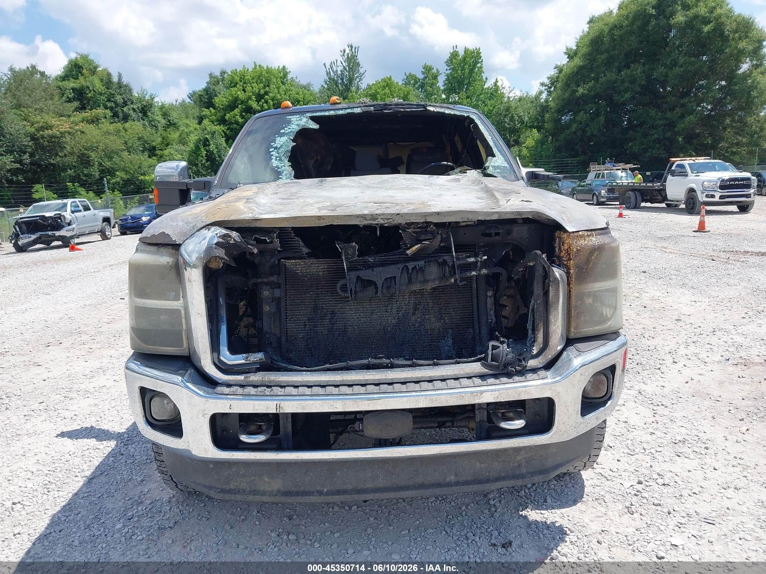 2013 Ford F-250 Xlt Blue vin: 1FT7W2B66DEA15234