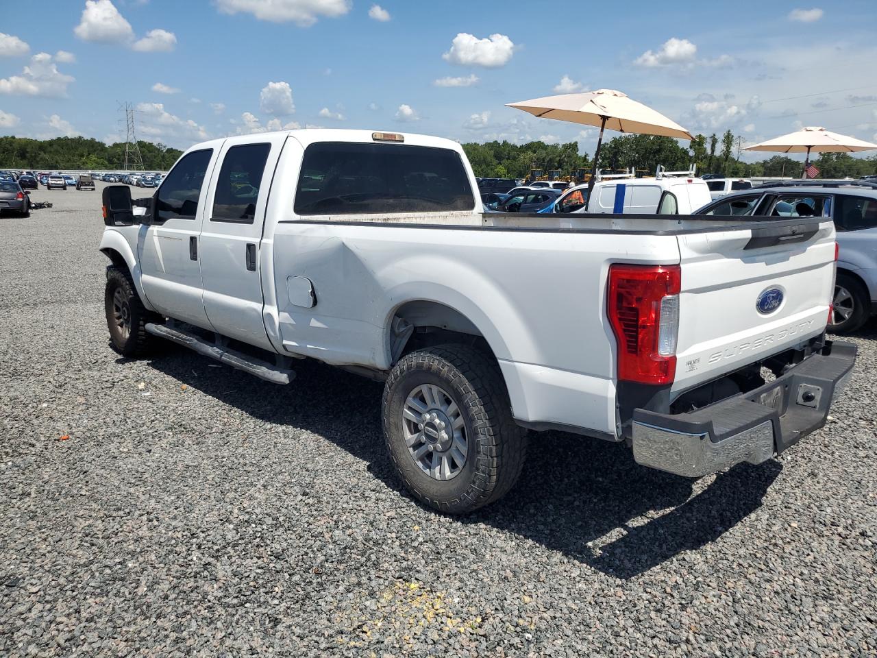 2015 Ford F250 Super Duty White vin: 1FT7W2B66FEB54377