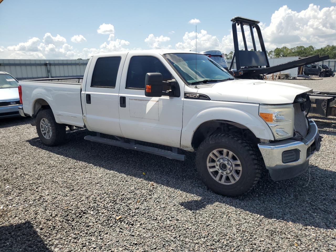 2015 Ford F250 Super Duty White vin: 1FT7W2B66FEB54377