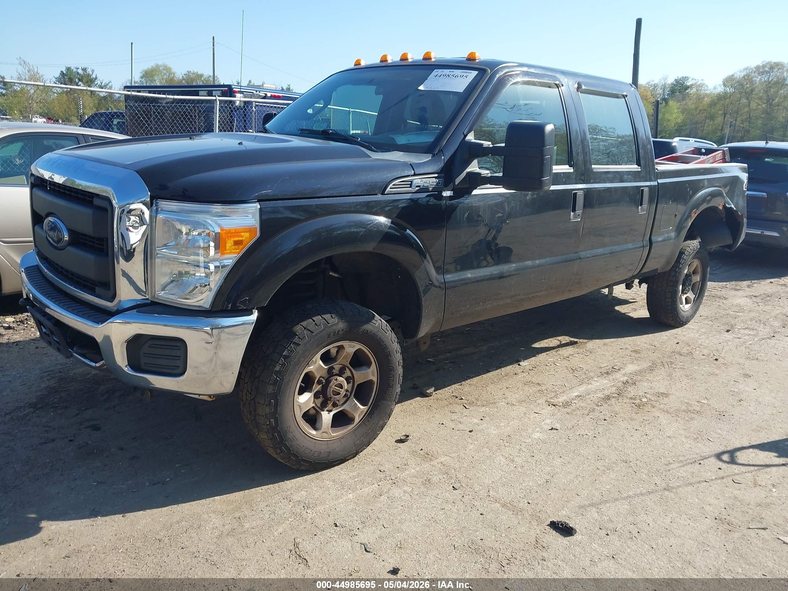 2016 Ford F-250 Xl Black vin: 1FT7W2B66GEC09086