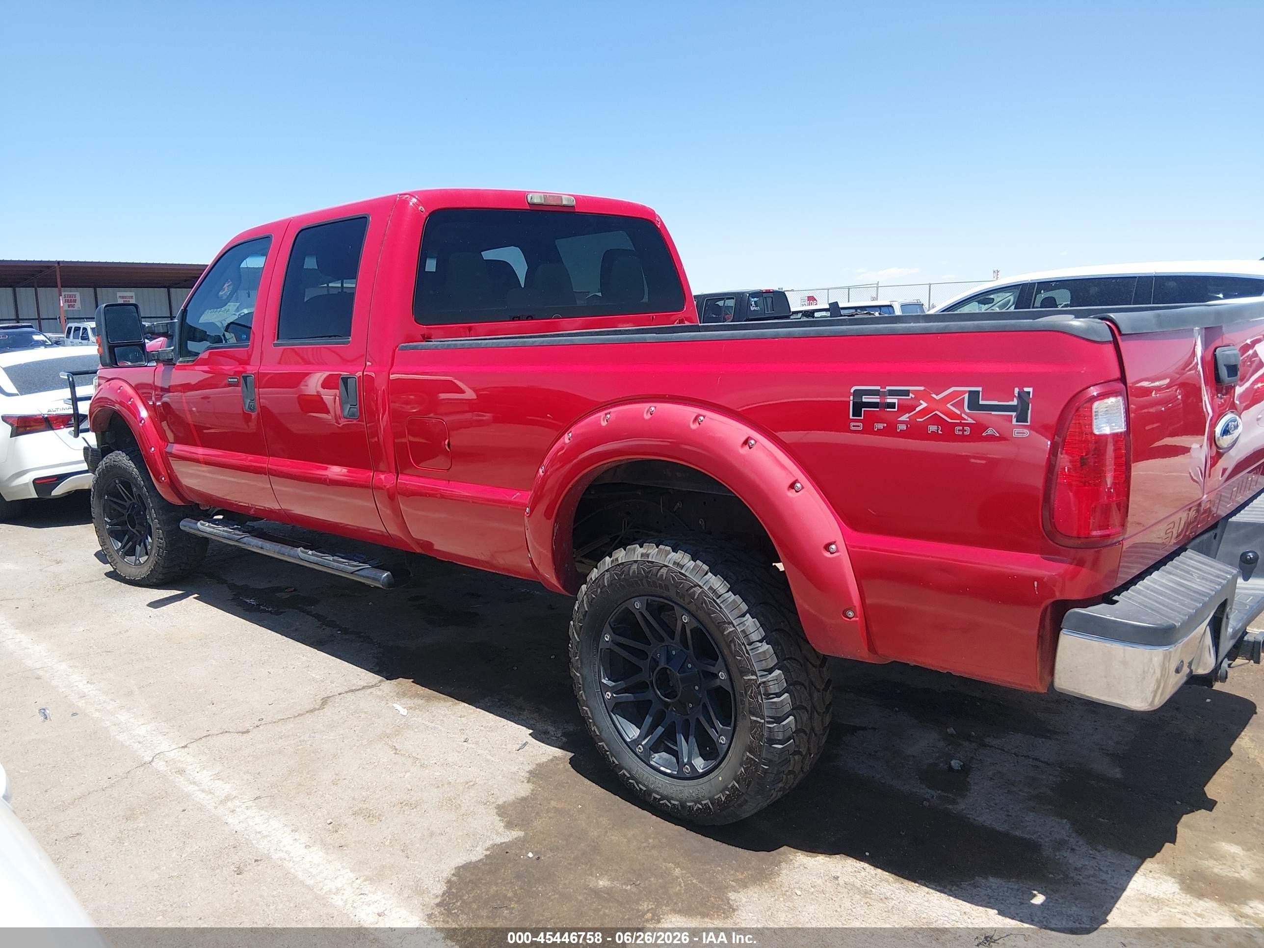 2011 Ford Super Duty F-250 Srw King Ranch/lariat/xl/xlt Red vin: 1FT7W2B67BEC81570