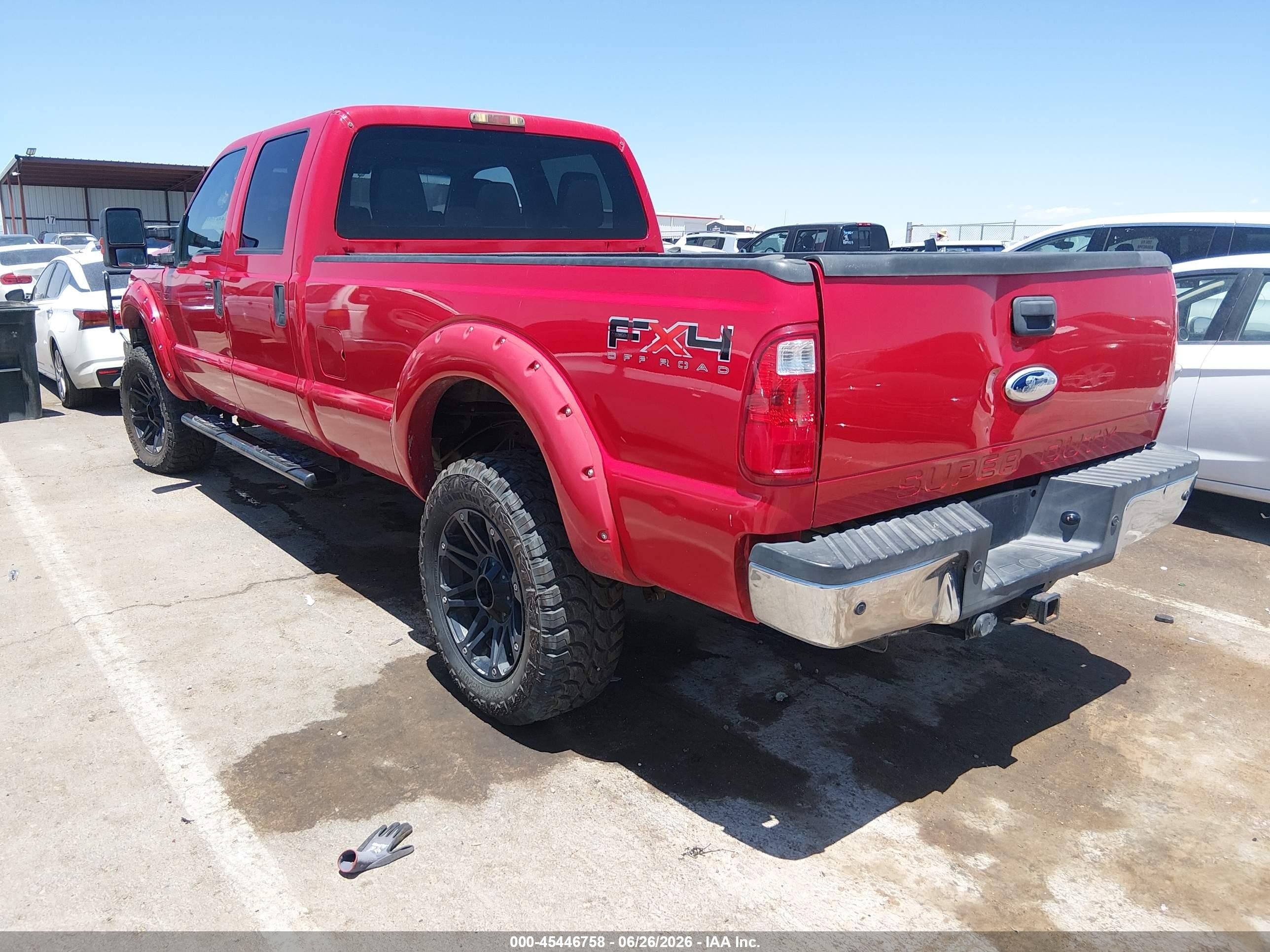 2011 Ford Super Duty F-250 Srw King Ranch/lariat/xl/xlt Red vin: 1FT7W2B67BEC81570