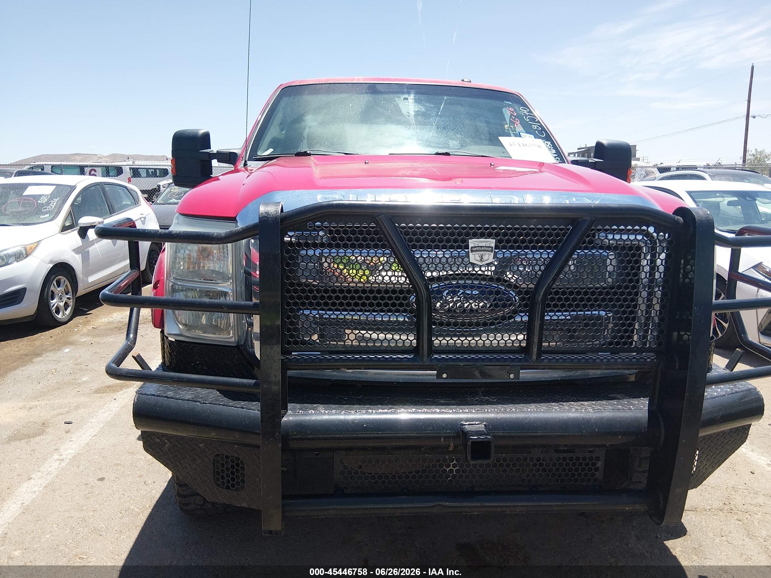 2011 Ford Super Duty F-250 Srw King Ranch/lariat/xl/xlt Red vin: 1FT7W2B67BEC81570