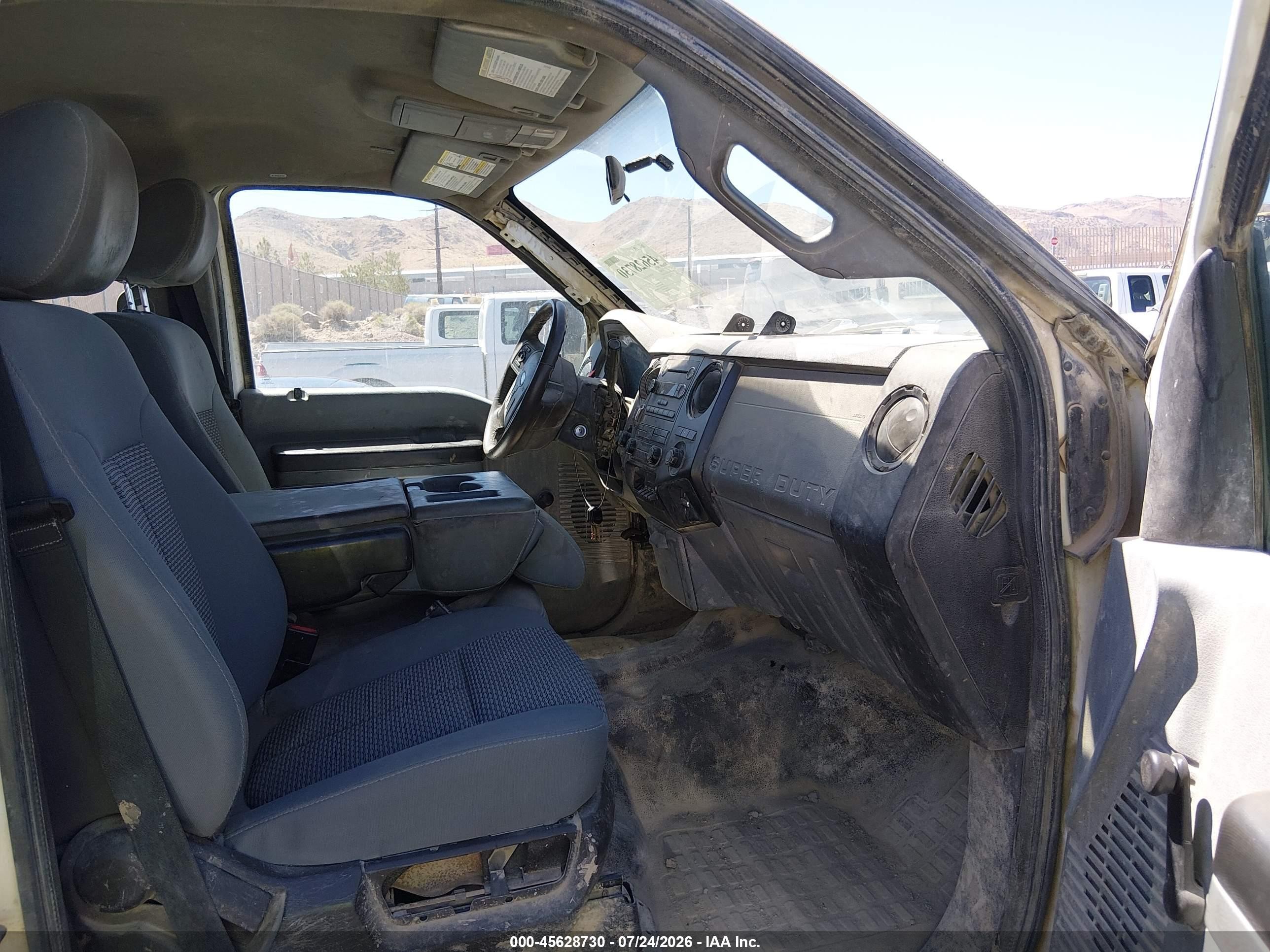 2012 Ford Super Duty F-250 Srw Xl White vin: 1FT7W2B67CEC06062