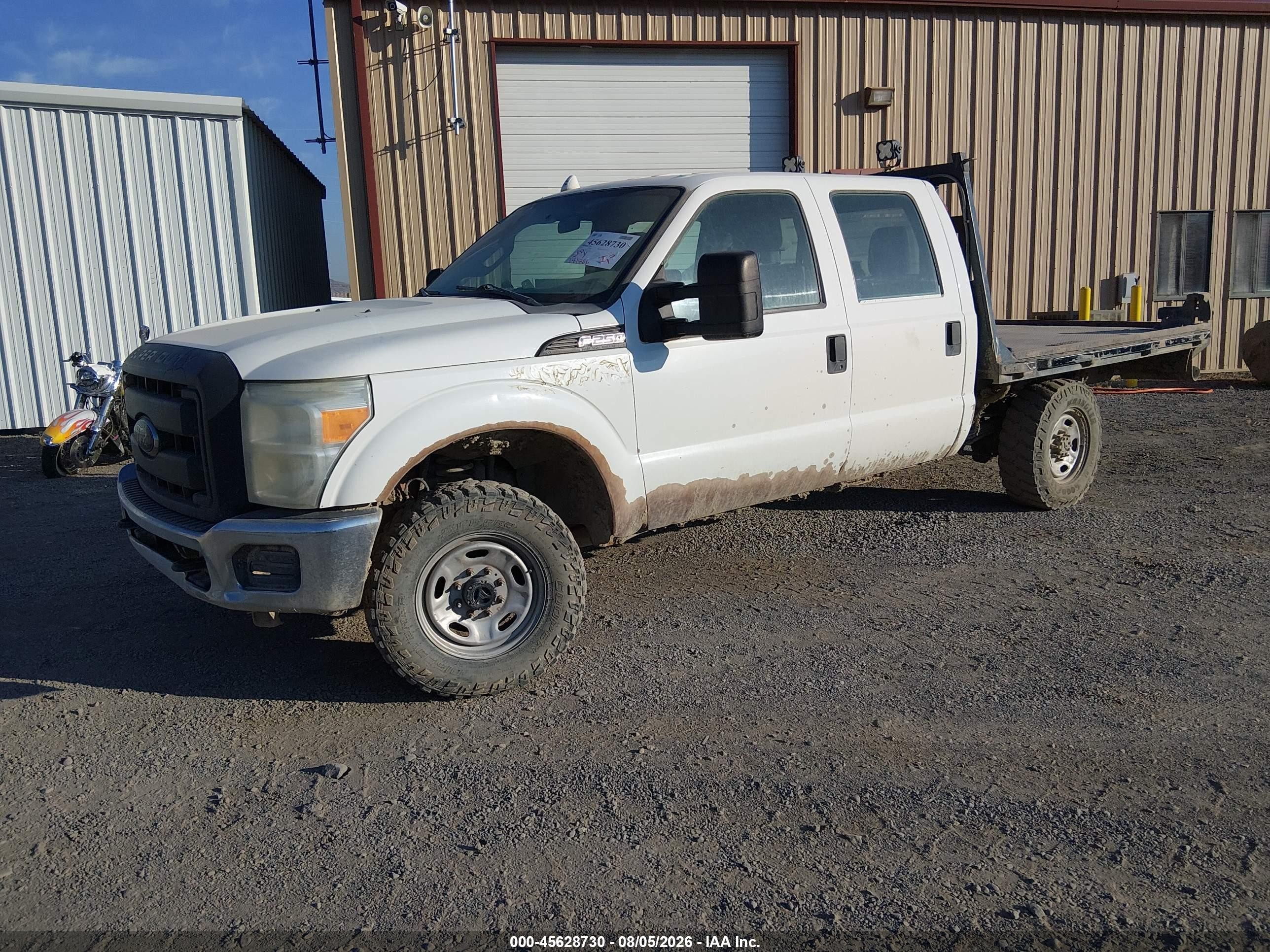 2012 Ford Super Duty F-250 Srw Xl White vin: 1FT7W2B67CEC06062
