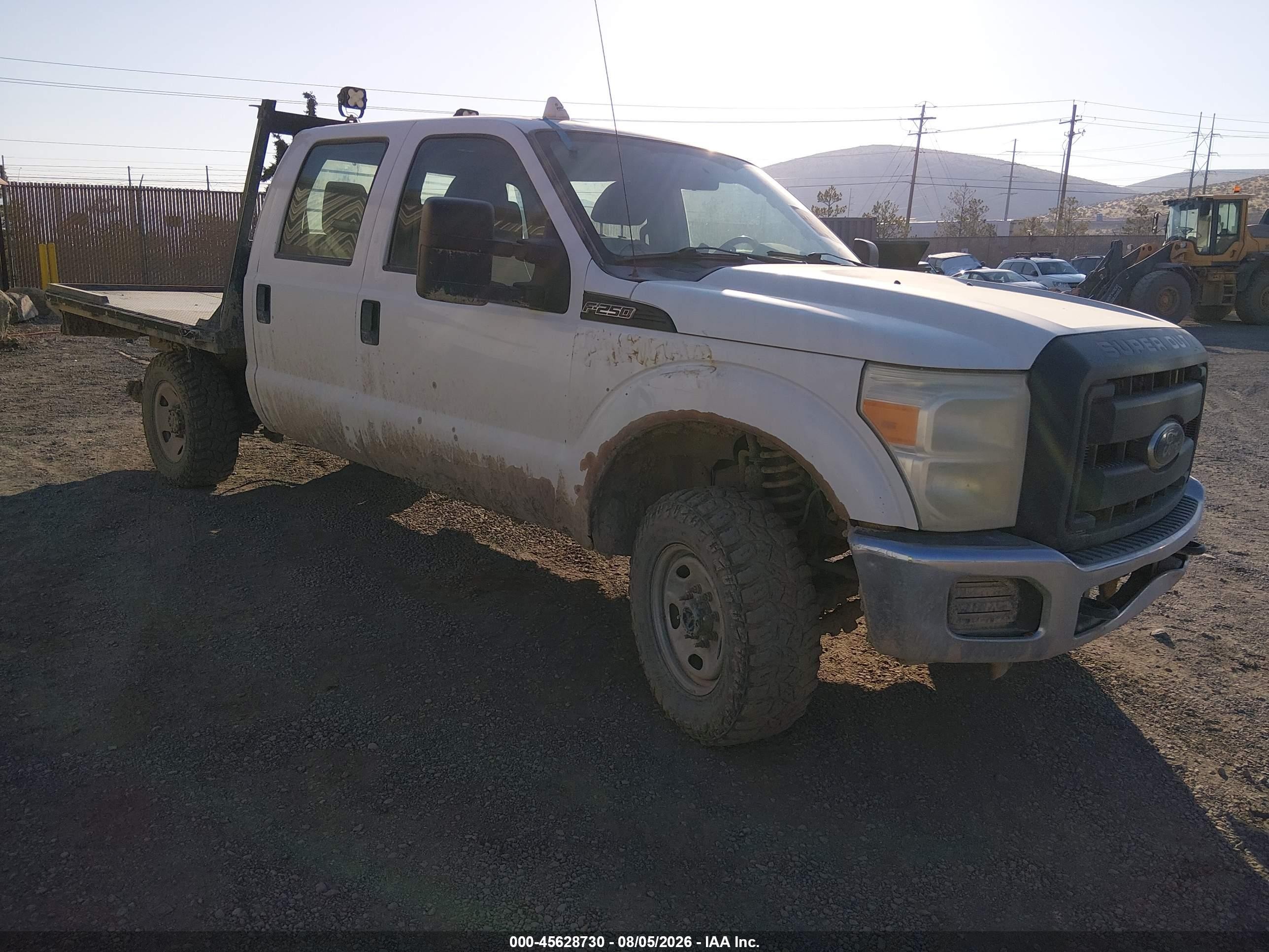 2012 Ford Super Duty F-250 Srw Xl White vin: 1FT7W2B67CEC06062