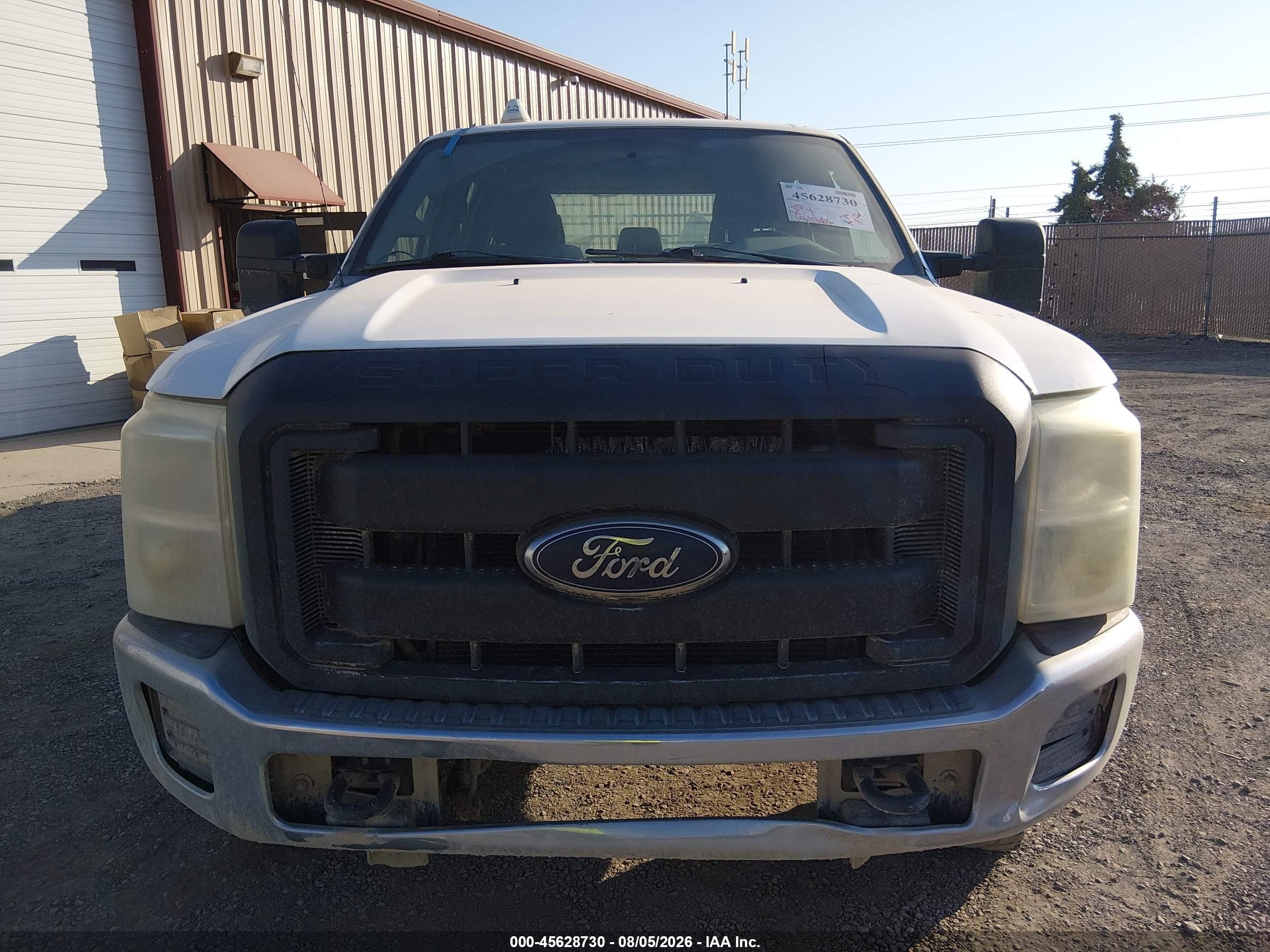 2012 Ford Super Duty F-250 Srw Xl White vin: 1FT7W2B67CEC06062