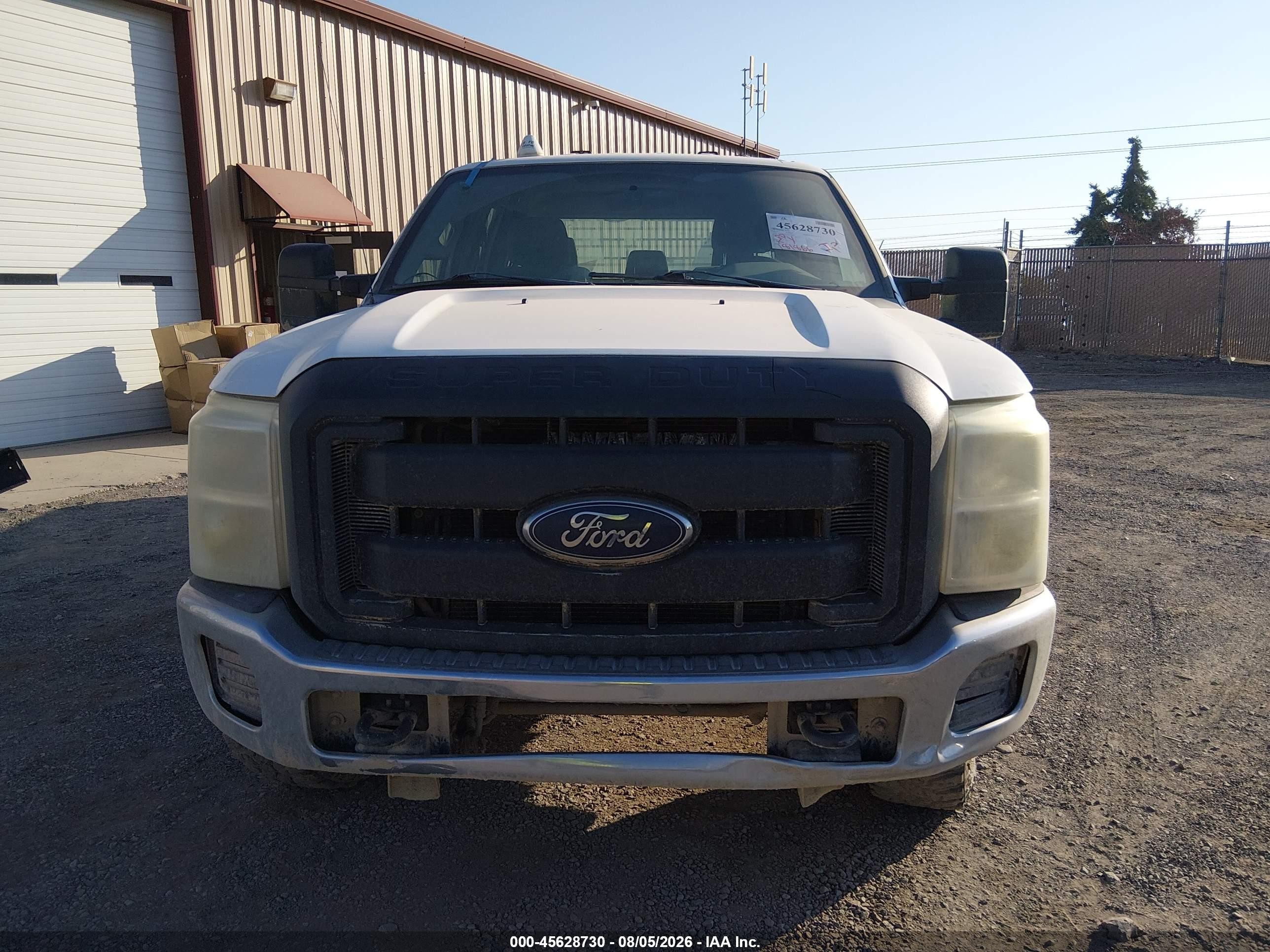 2012 Ford Super Duty F-250 Srw Xl White vin: 1FT7W2B67CEC06062