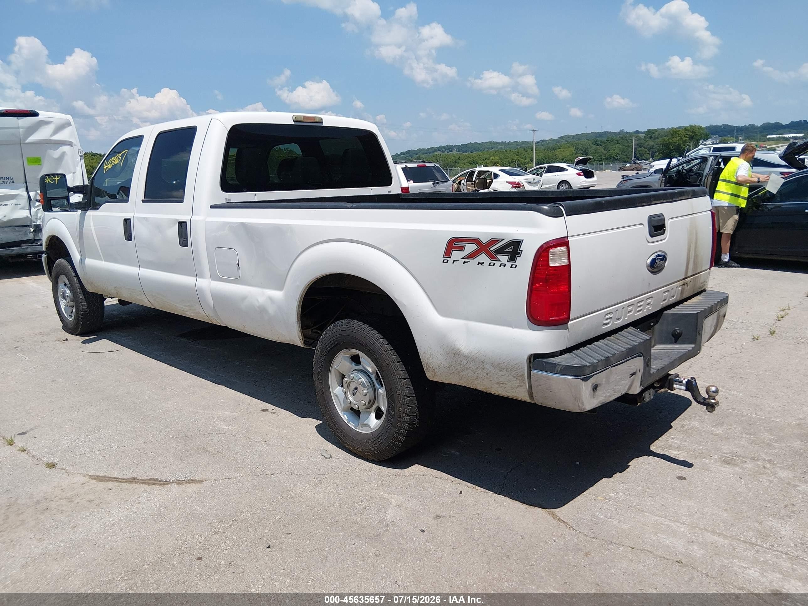2012 Ford Super Duty F-250 Srw King Ranch/lariat/xl/xlt White vin: 1FT7W2B67CEC51891
