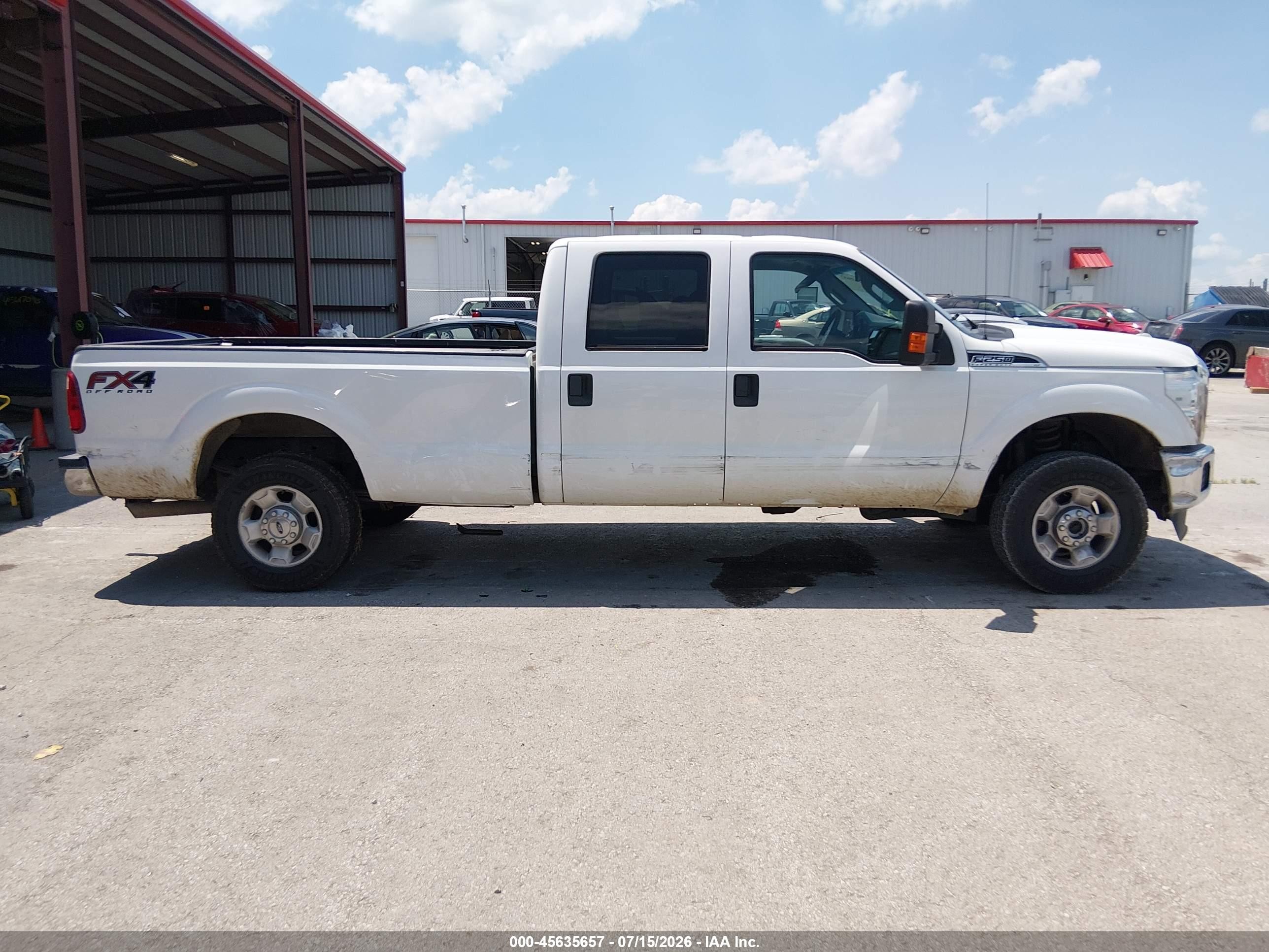 2012 Ford Super Duty F-250 Srw King Ranch/lariat/xl/xlt White vin: 1FT7W2B67CEC51891