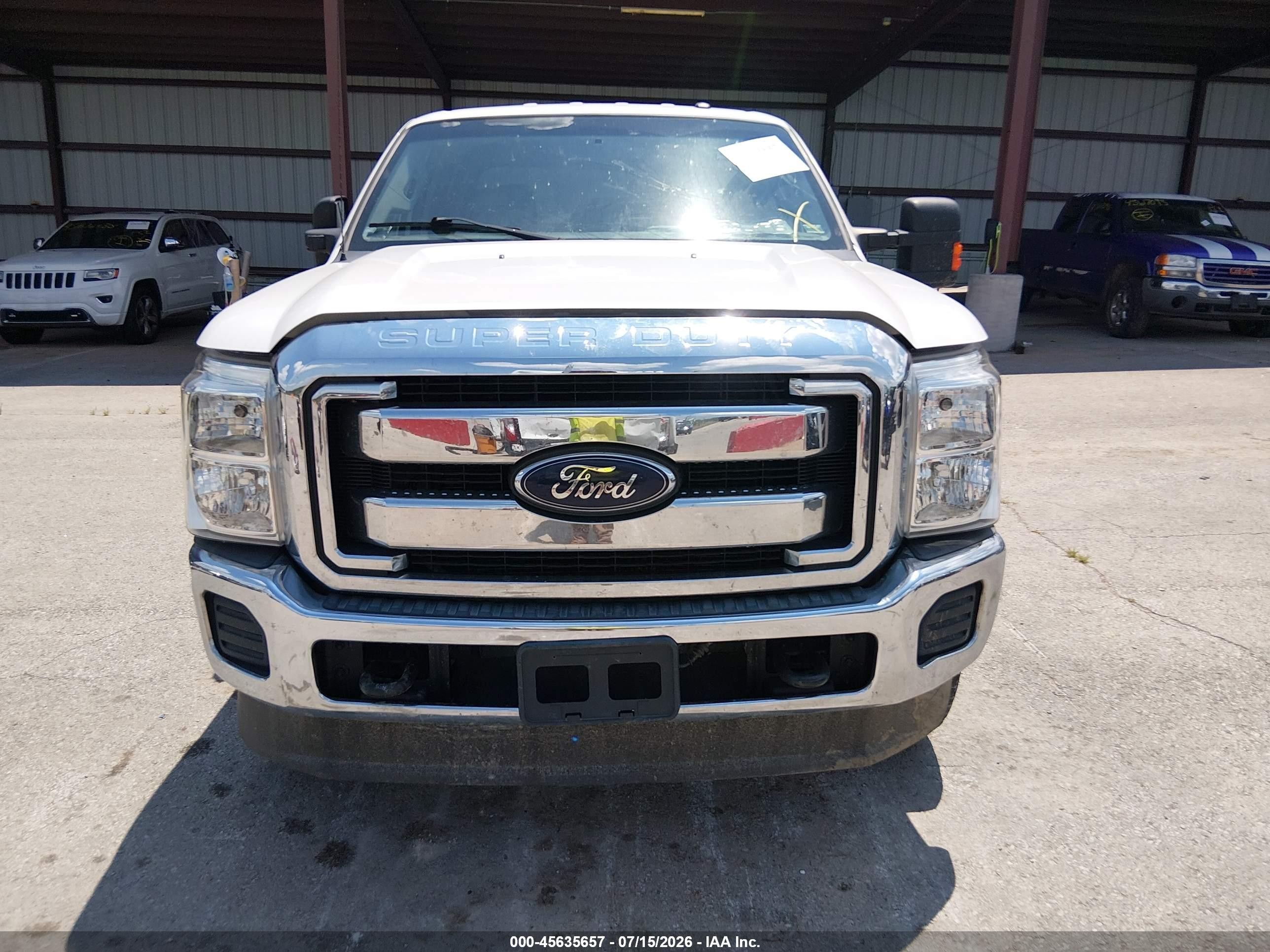 2012 Ford Super Duty F-250 Srw King Ranch/lariat/xl/xlt White vin: 1FT7W2B67CEC51891