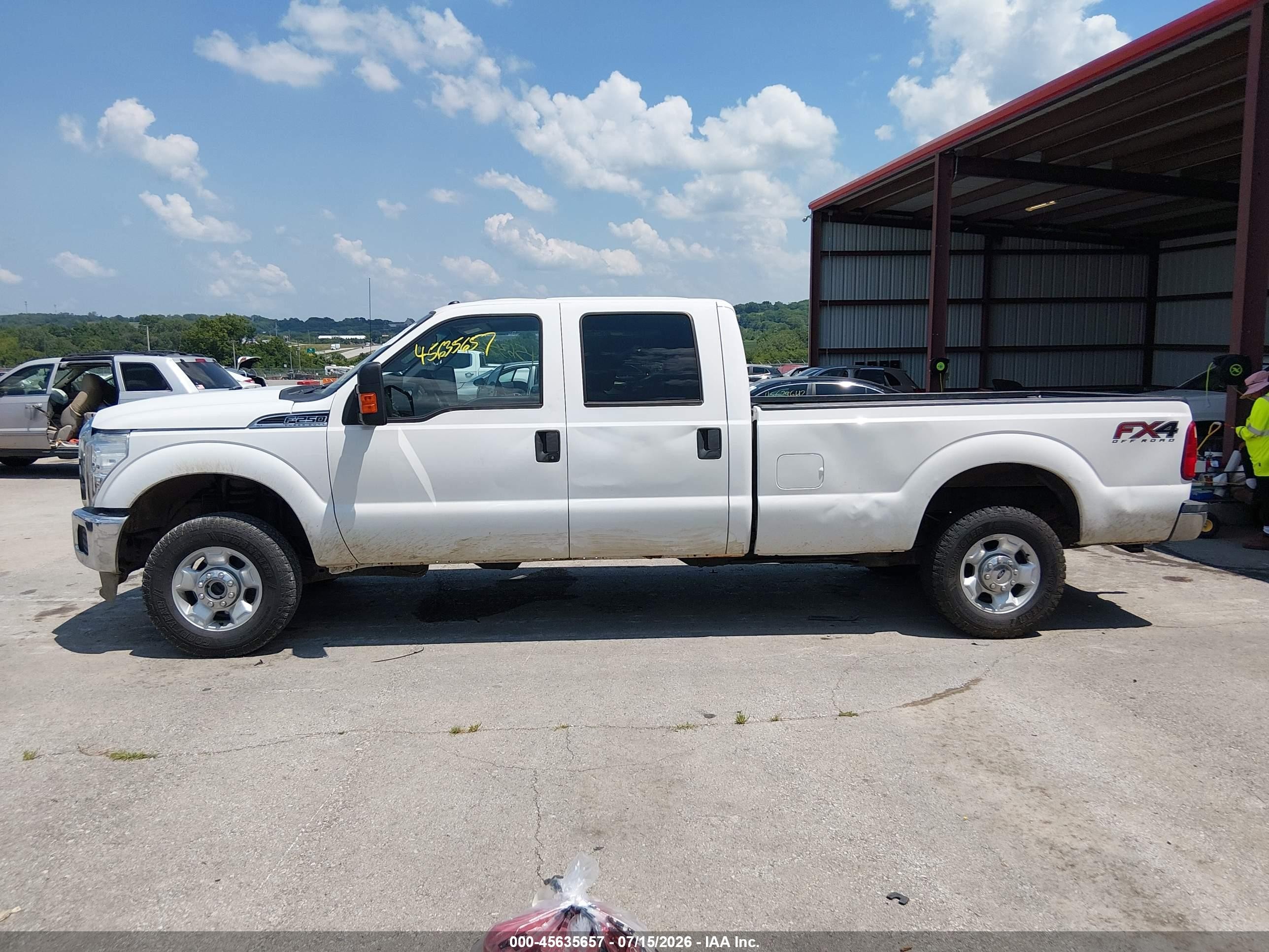 2012 Ford Super Duty F-250 Srw King Ranch/lariat/xl/xlt White vin: 1FT7W2B67CEC51891