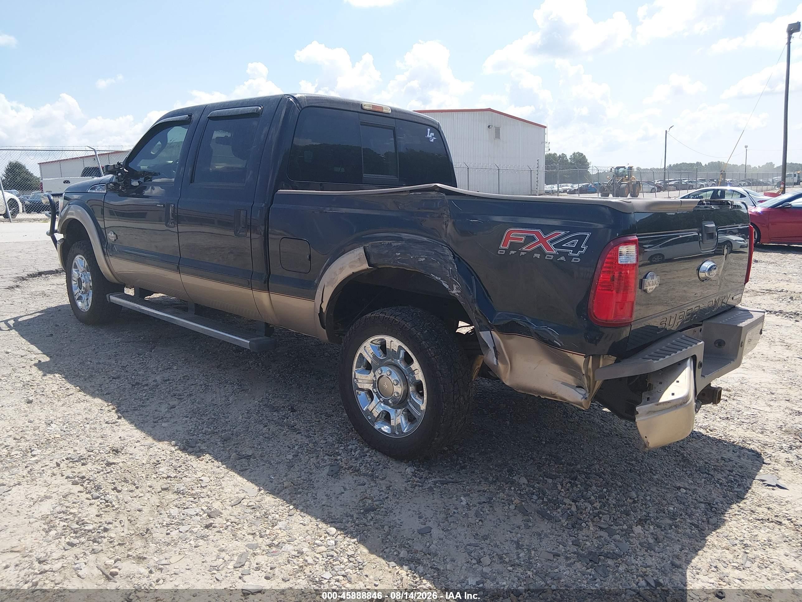 2013 Ford F-250 Lariat Black vin: 1FT7W2B67DEA43883