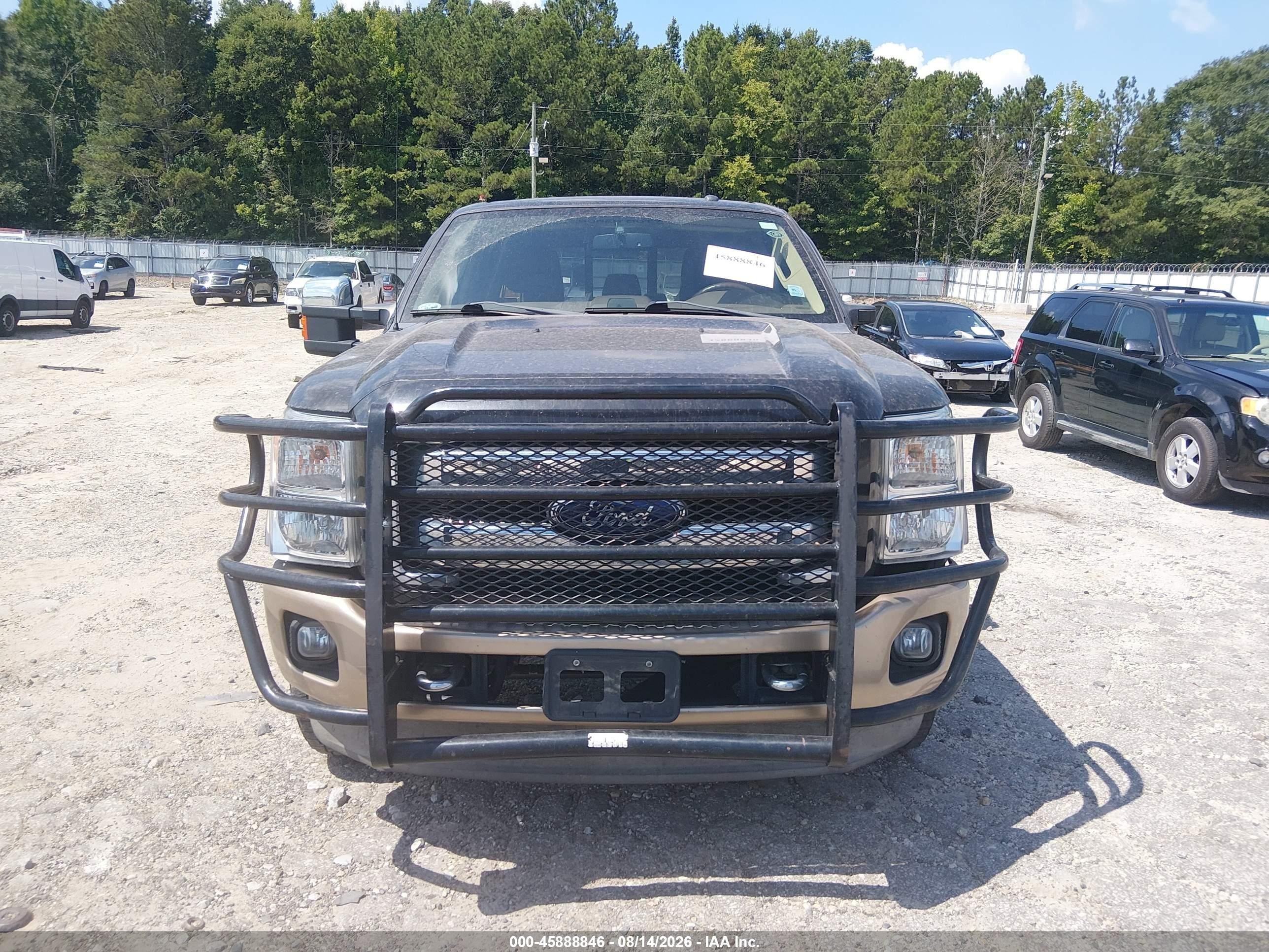 2013 Ford F-250 Lariat Black vin: 1FT7W2B67DEA43883