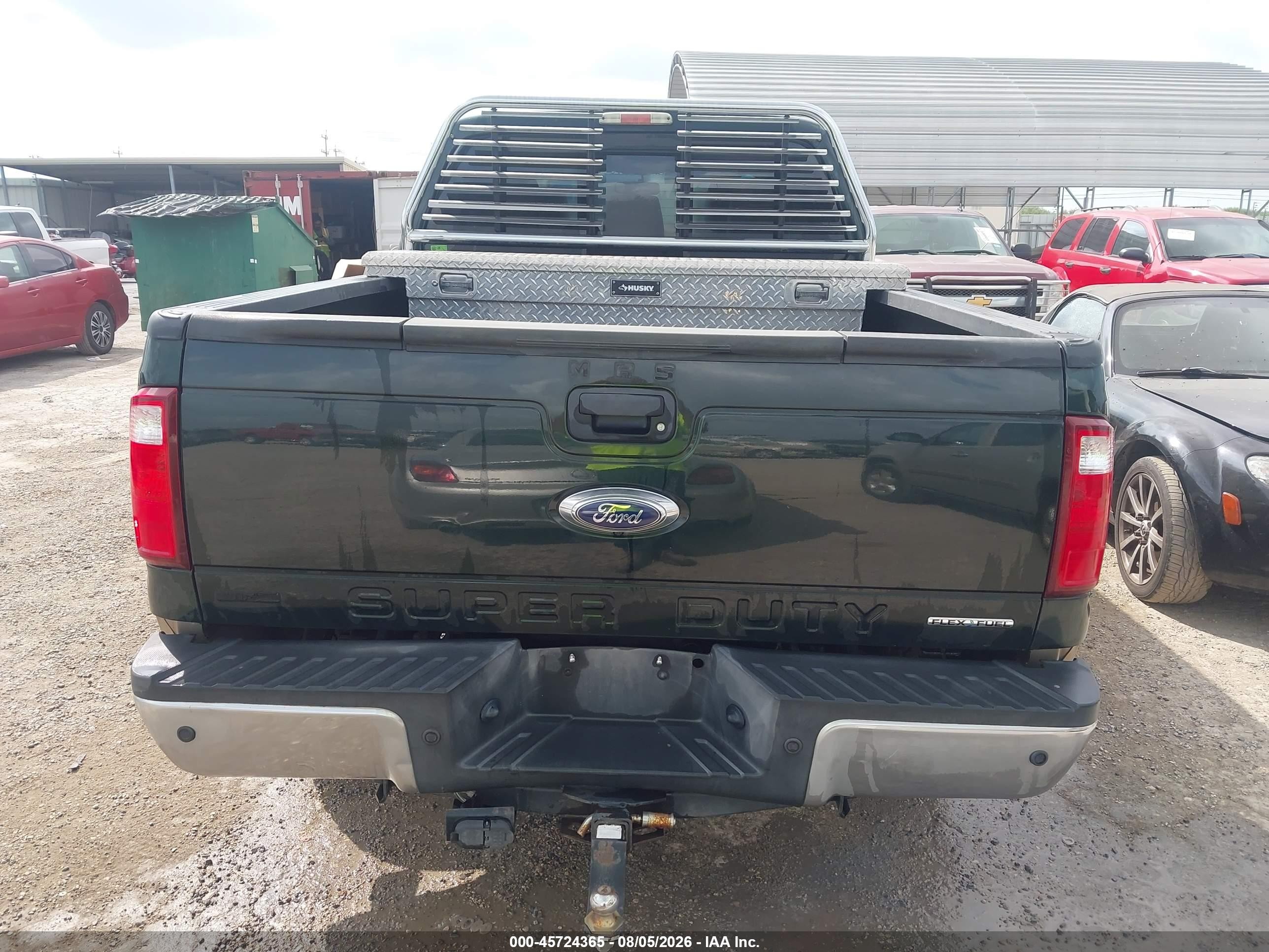 2013 Ford Super Duty F-250 Srw Lariat Green vin: 1FT7W2B67DEA49229