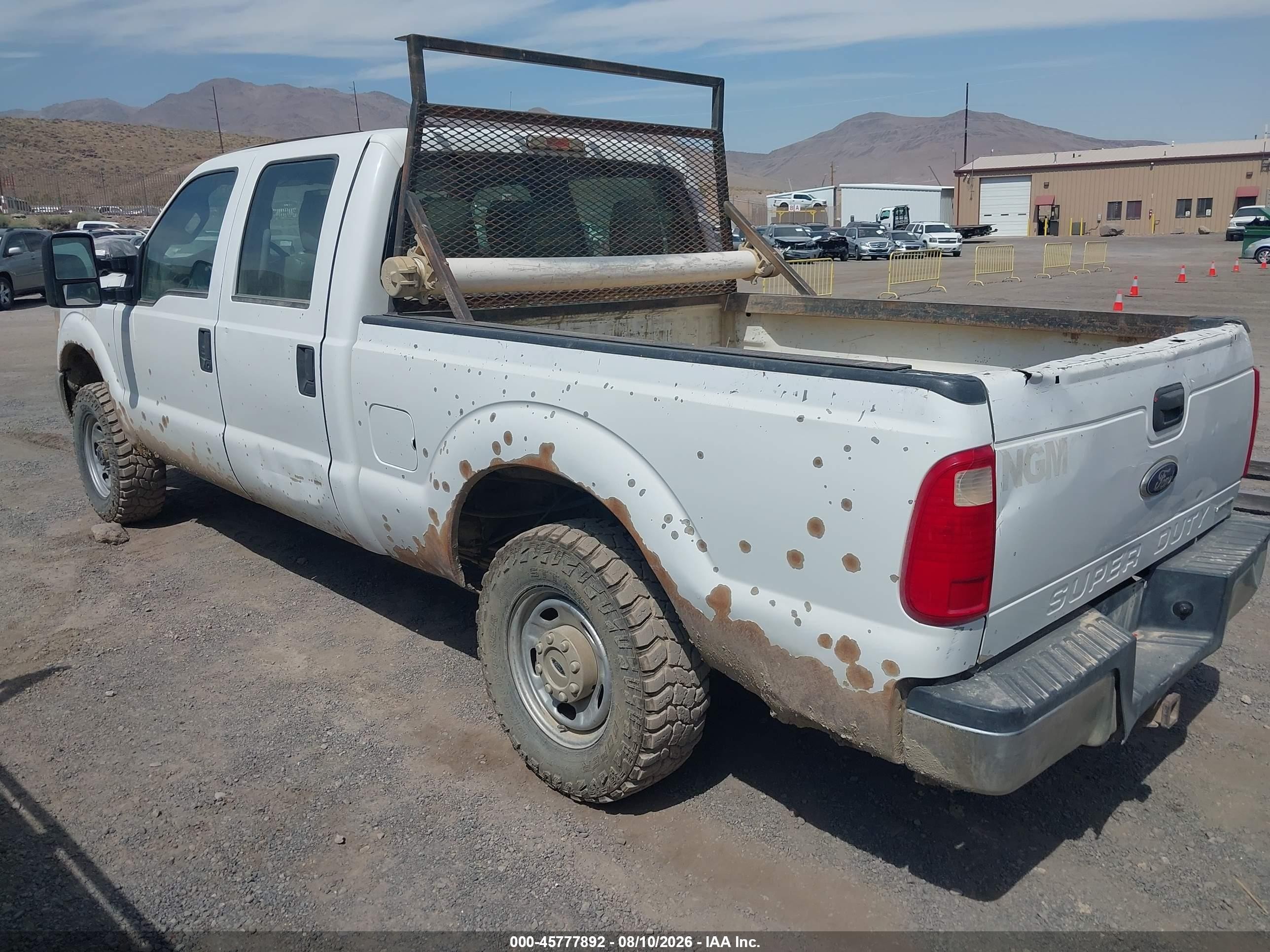 2014 Ford F-250 Xl White vin: 1FT7W2B67EEA68638