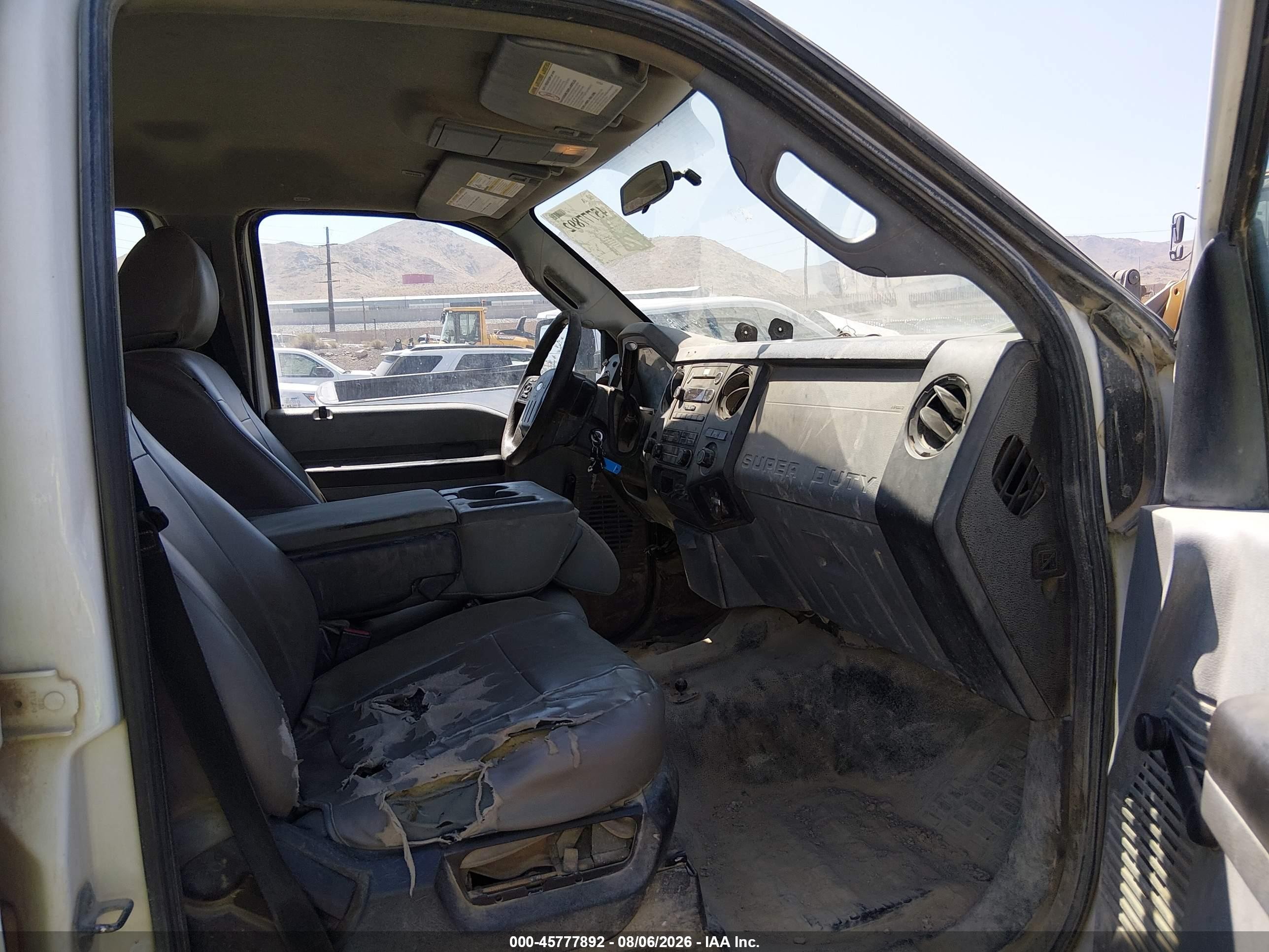 2014 Ford F-250 Xl White vin: 1FT7W2B67EEA68638
