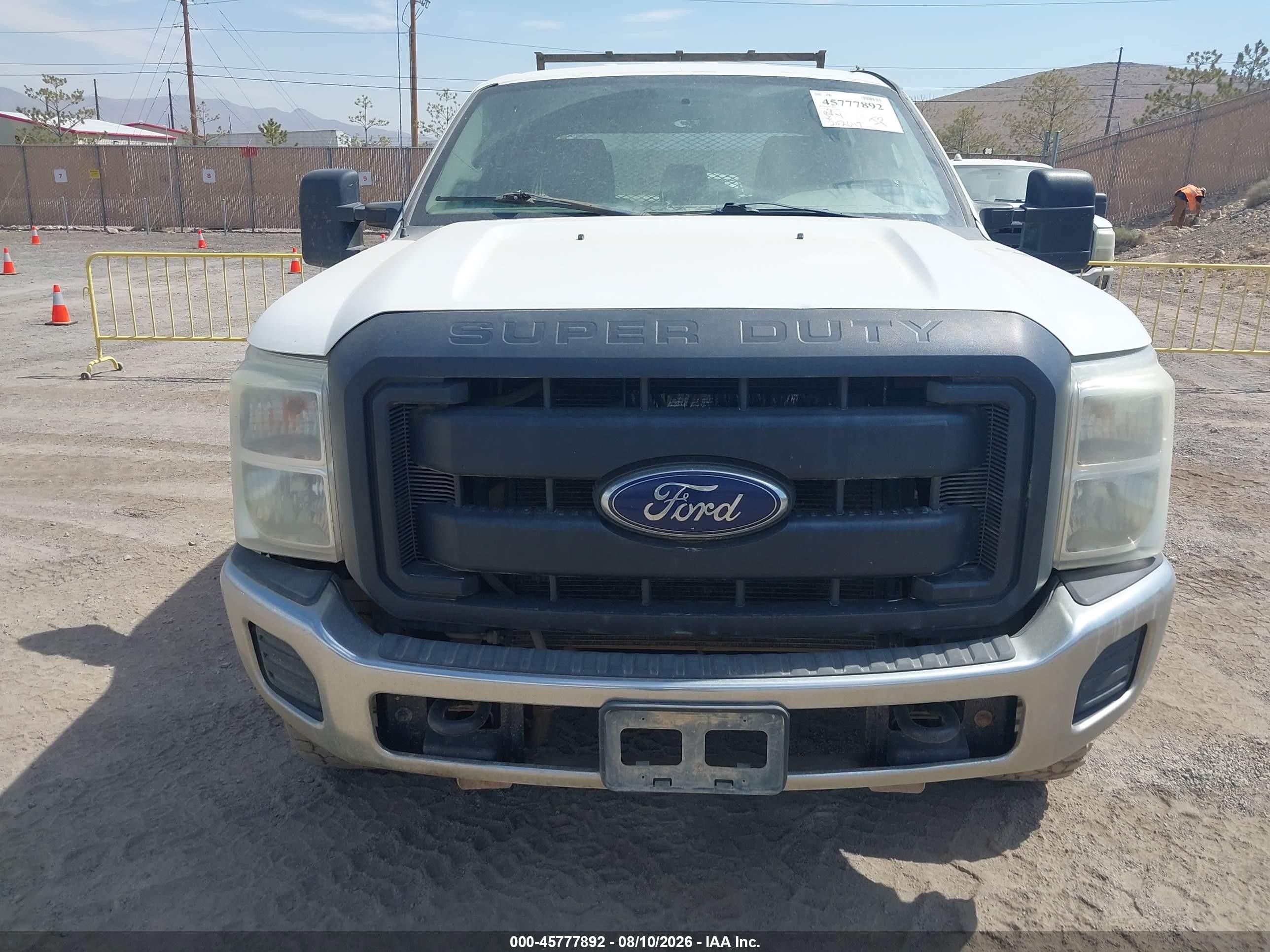 2014 Ford F-250 Xl White vin: 1FT7W2B67EEA68638