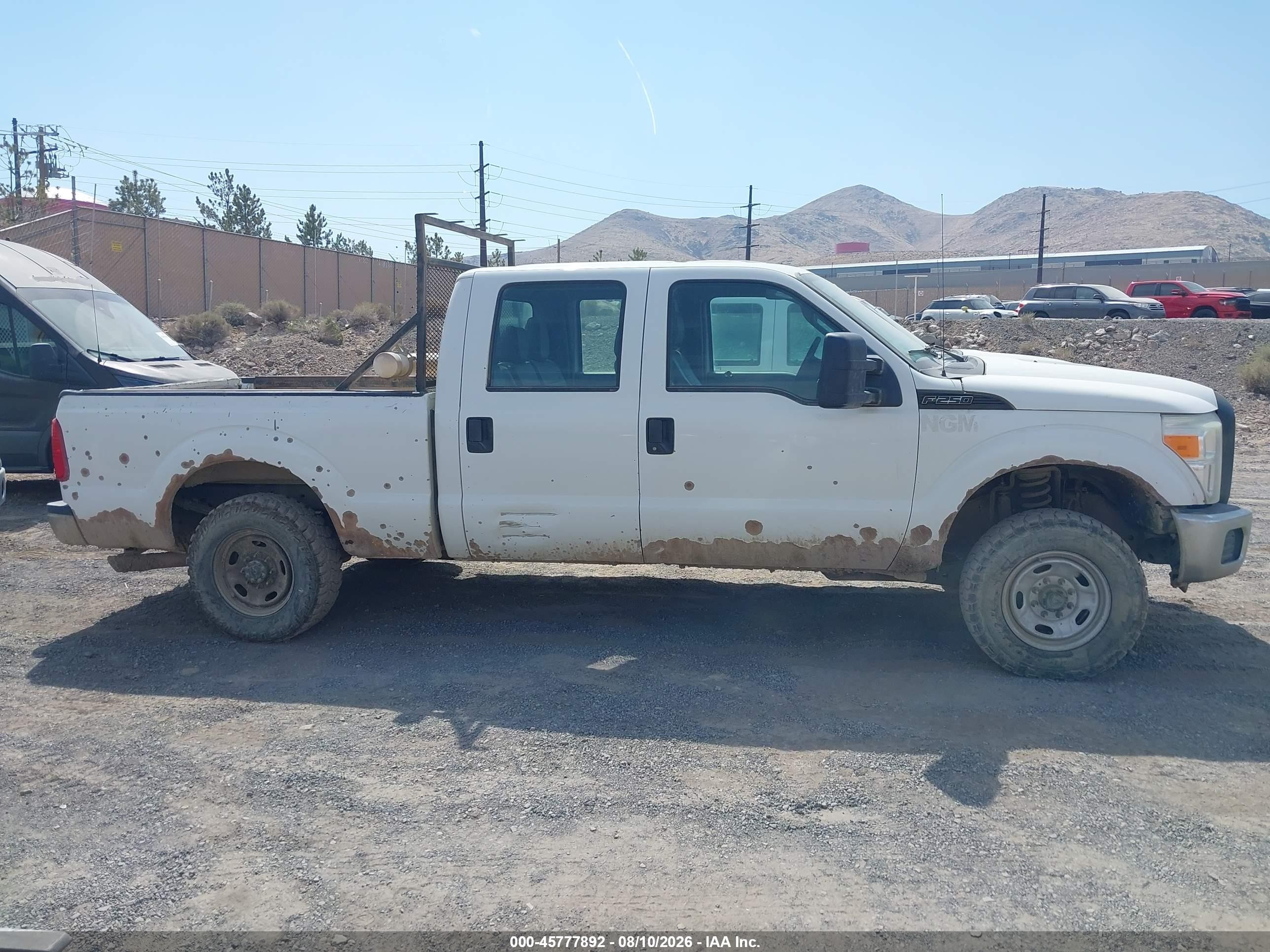 2014 Ford F-250 Xl White vin: 1FT7W2B67EEA68638