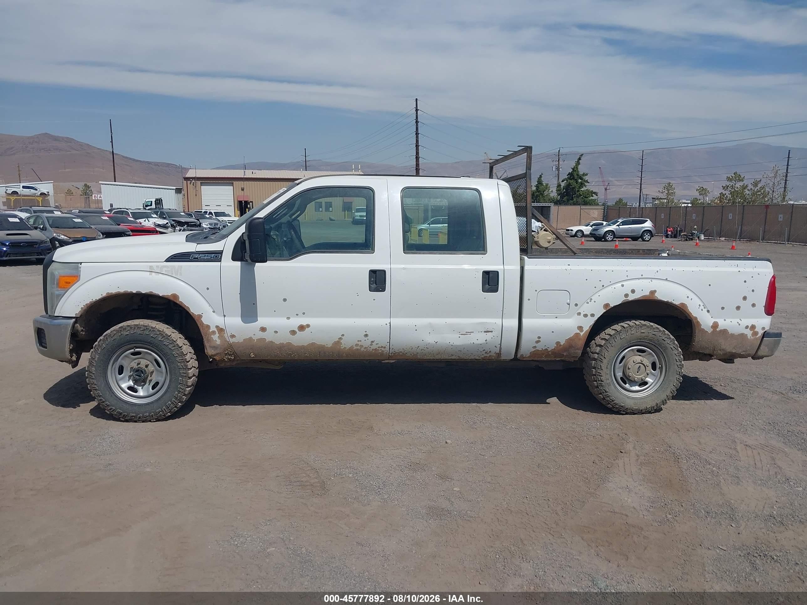2014 Ford F-250 Xl White vin: 1FT7W2B67EEA68638