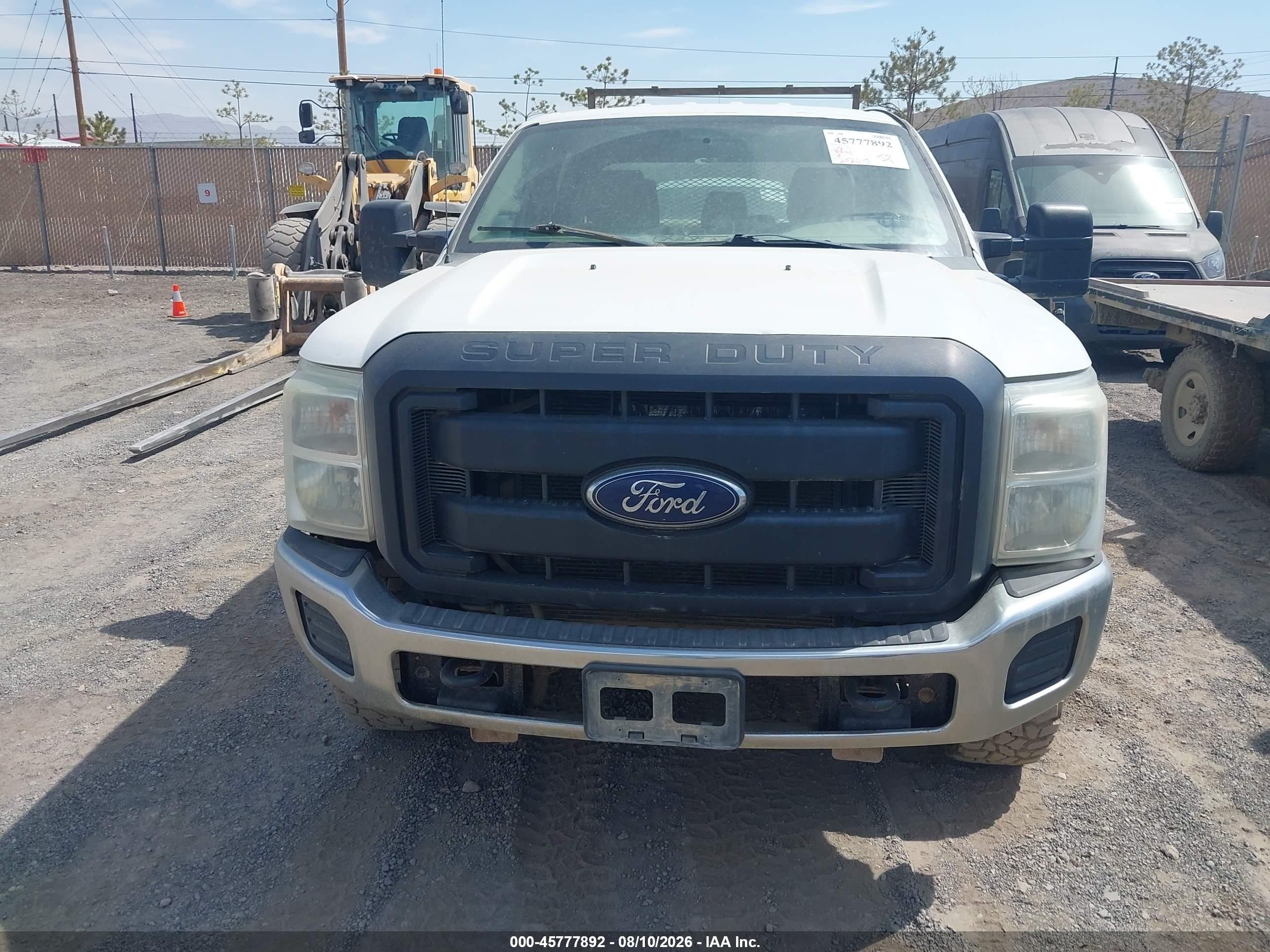 2014 Ford F-250 Xl White vin: 1FT7W2B67EEA68638
