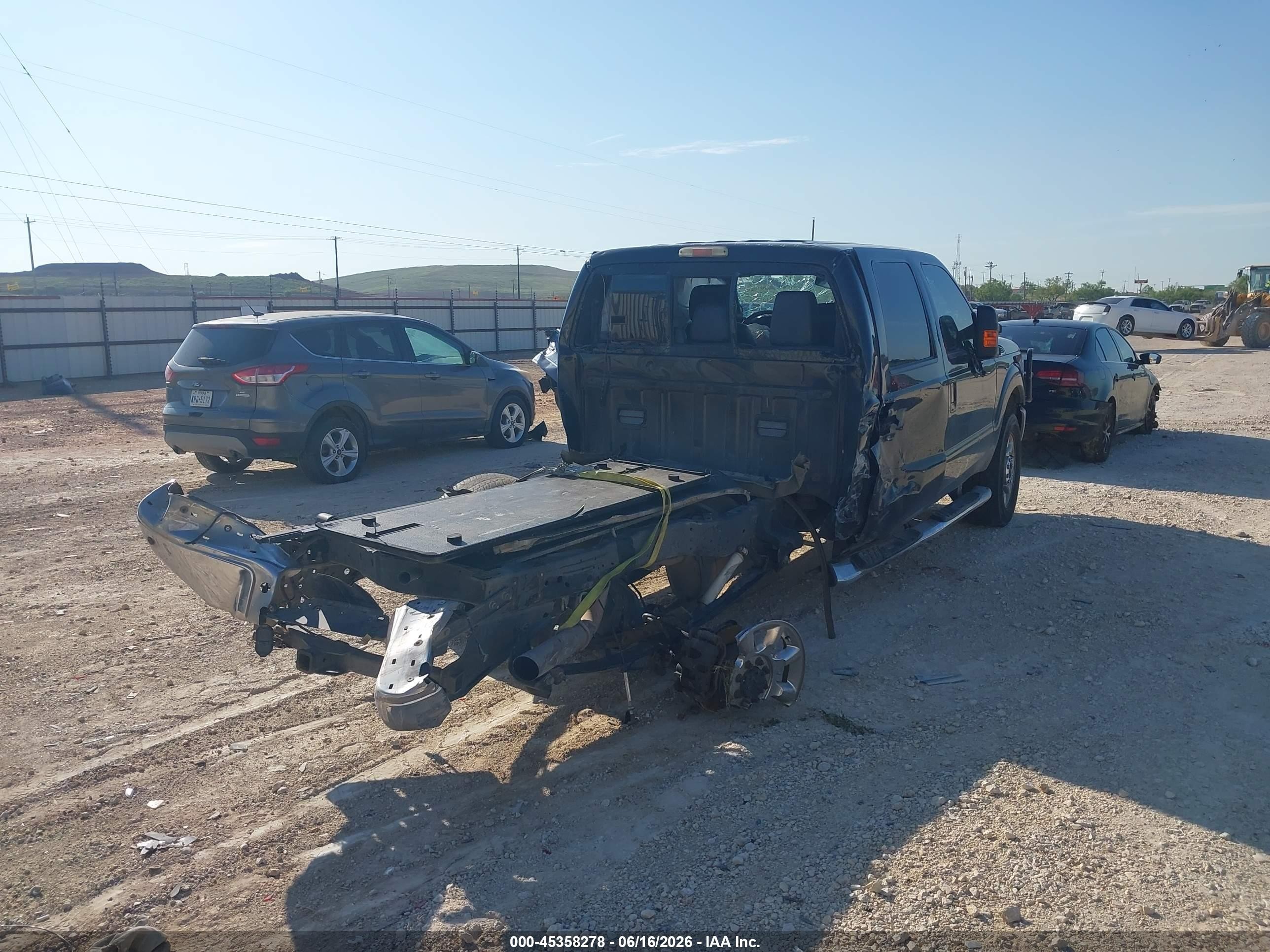 2015 Ford F-250 Lariat Gray vin: 1FT7W2B67FEA33180