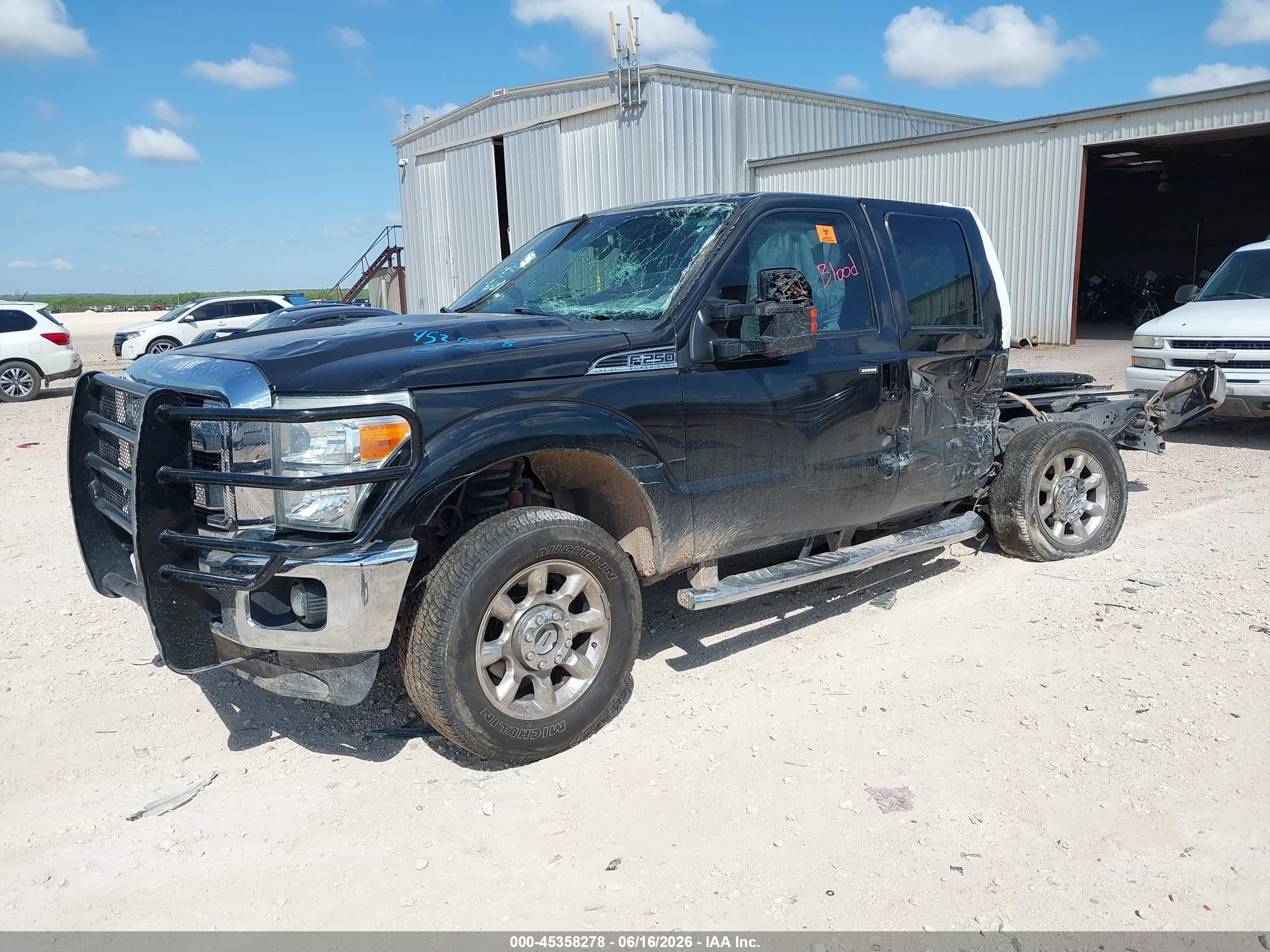 2015 Ford F-250 Lariat Gray vin: 1FT7W2B67FEA33180