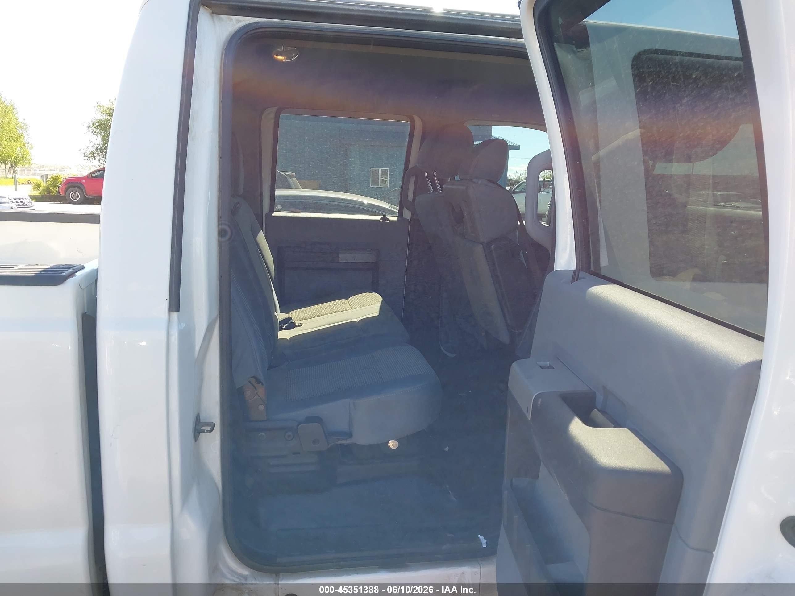 2015 Ford F-250 Xlt White vin: 1FT7W2B67FEB17628