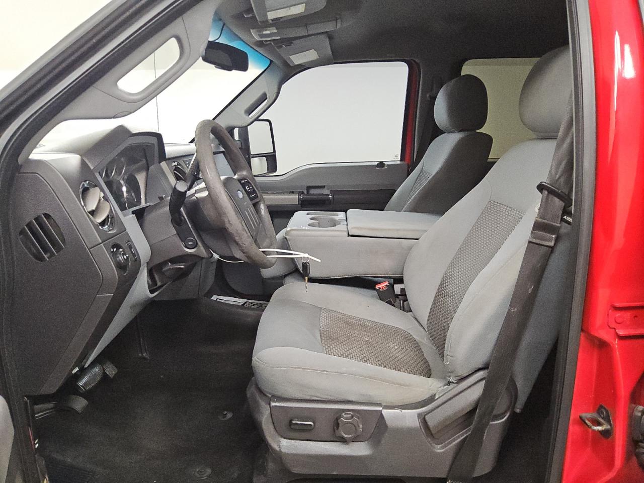 2015 Ford F250 Super Duty Red vin: 1FT7W2B67FEB78493 Damage: Steering Wheel, Torn, > 12 Inches