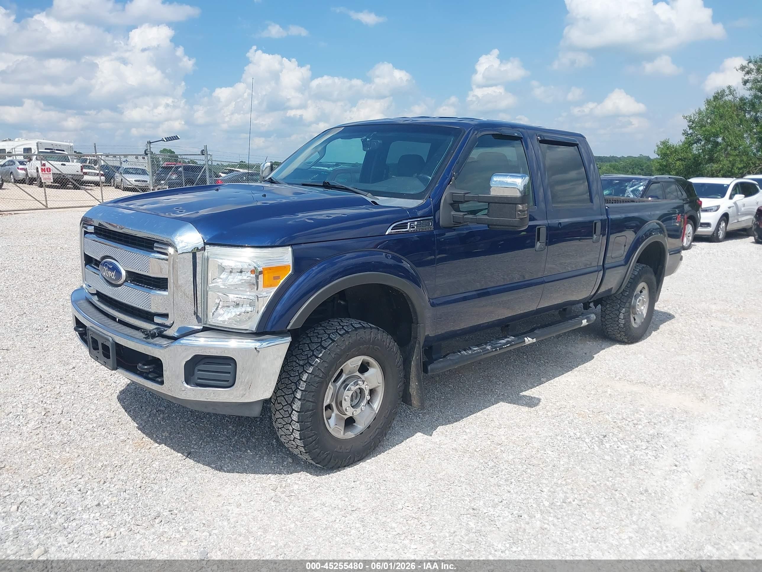 2011 Ford F-250 Xlt Dark Blue vin: 1FT7W2B68BEA20559
