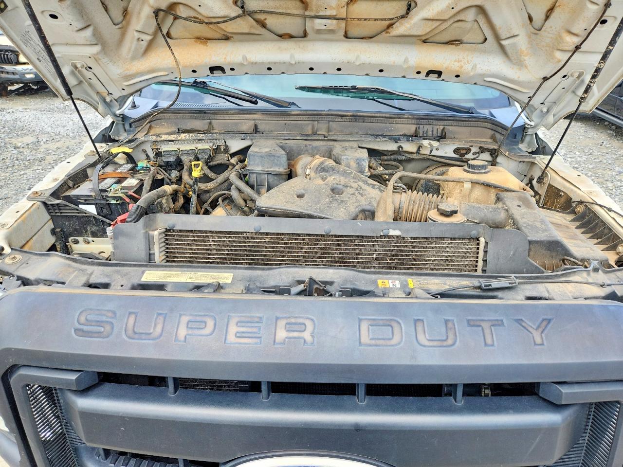 2011 Ford F250 Super Duty White vin: 1FT7W2B68BEA59412