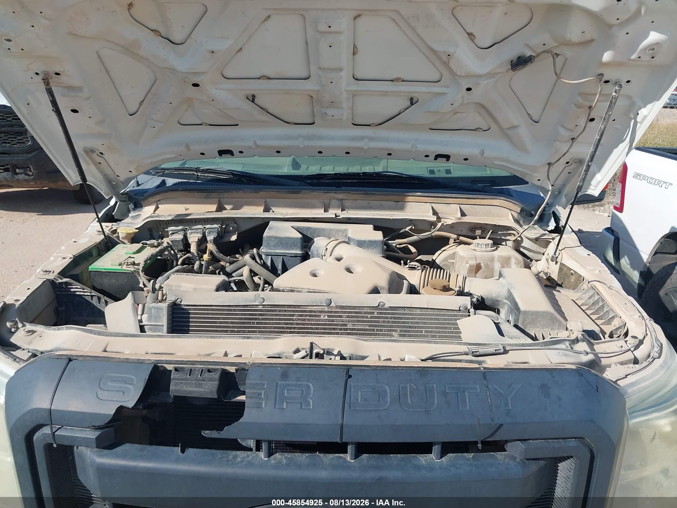 2012 Ford F-250 Xl White vin: 1FT7W2B68CEA78804