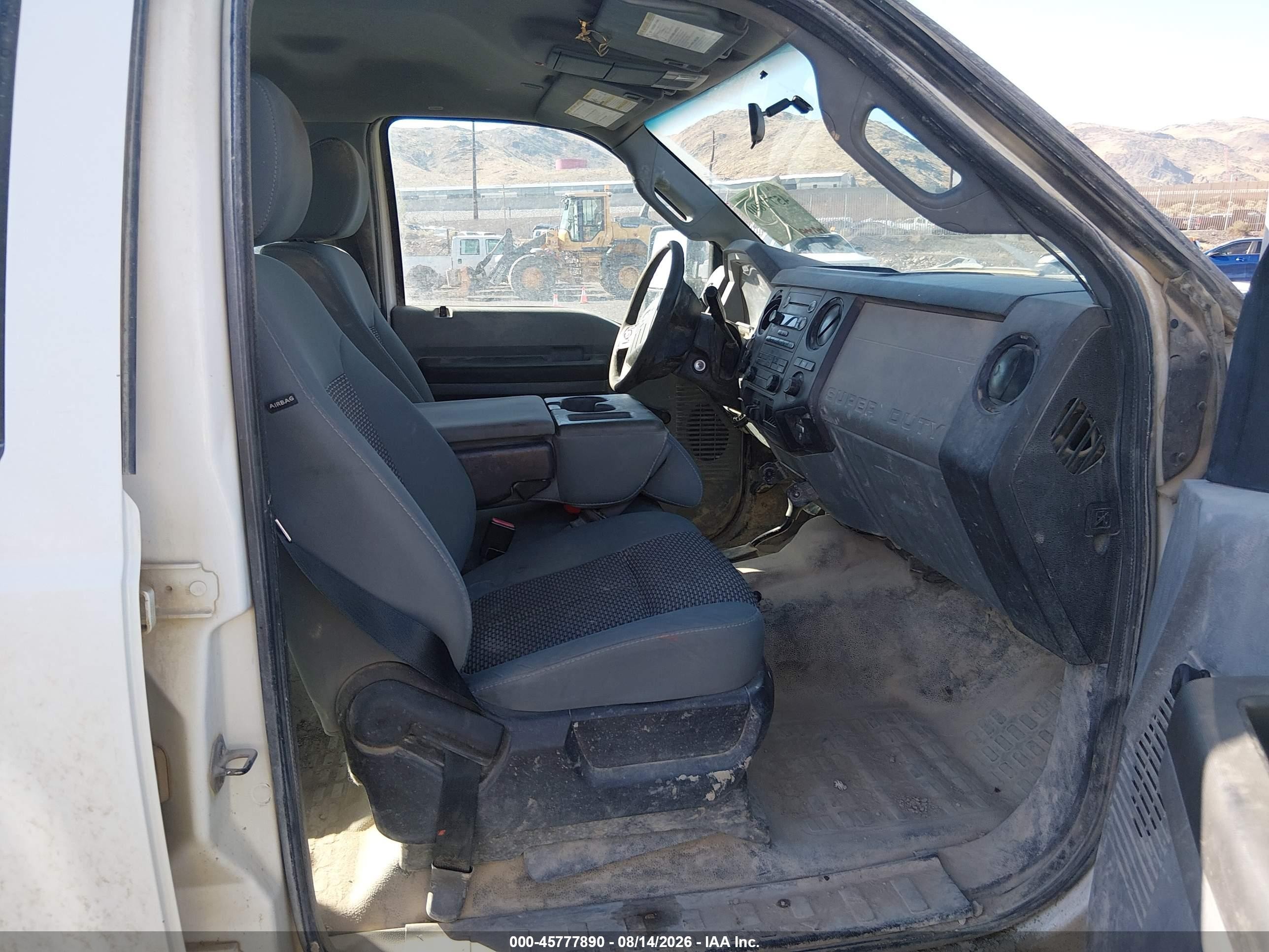 2012 Ford F-250 Xl White vin: 1FT7W2B68CEB07136