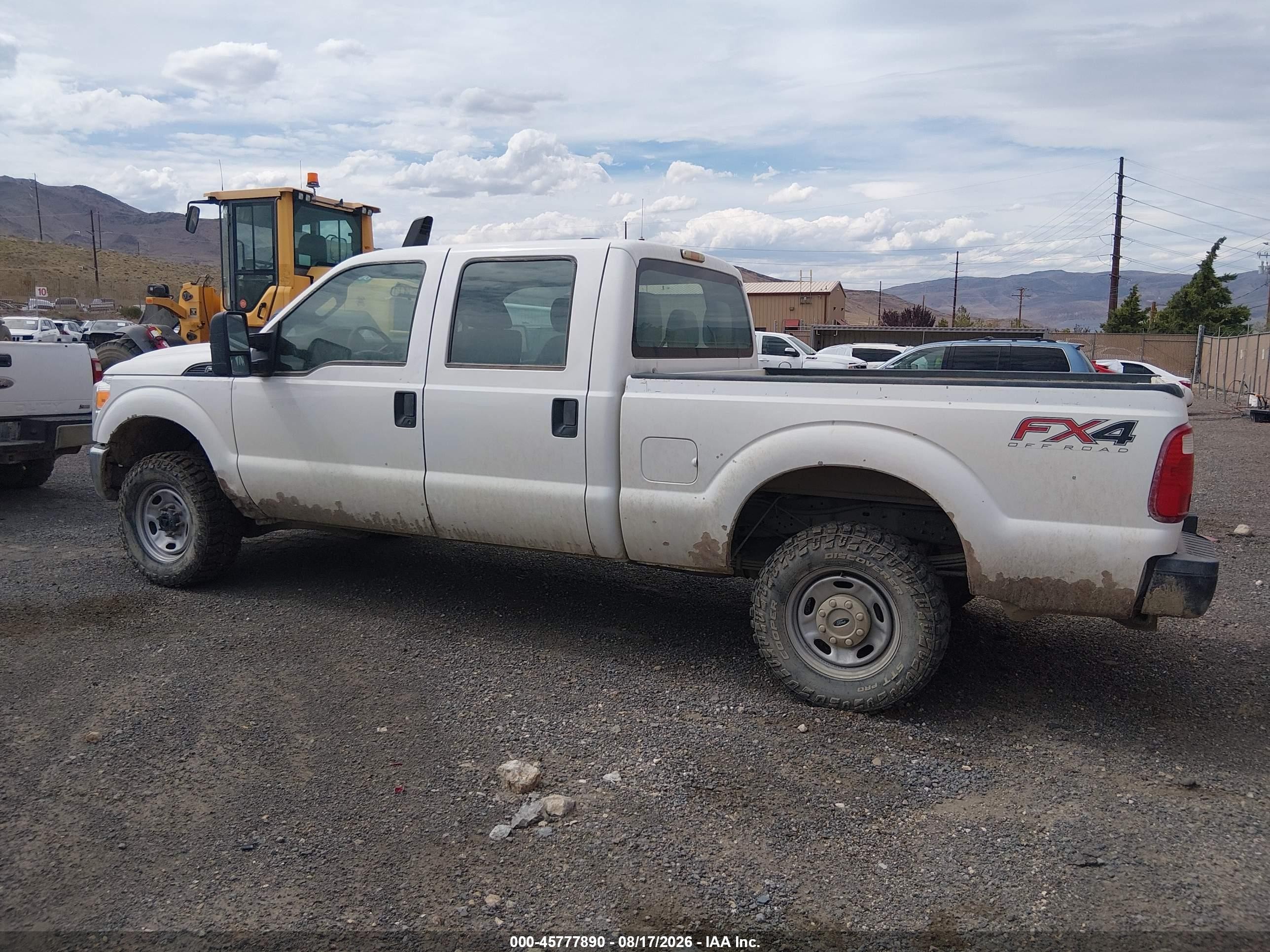 2012 Ford F-250 Xl White vin: 1FT7W2B68CEB07136