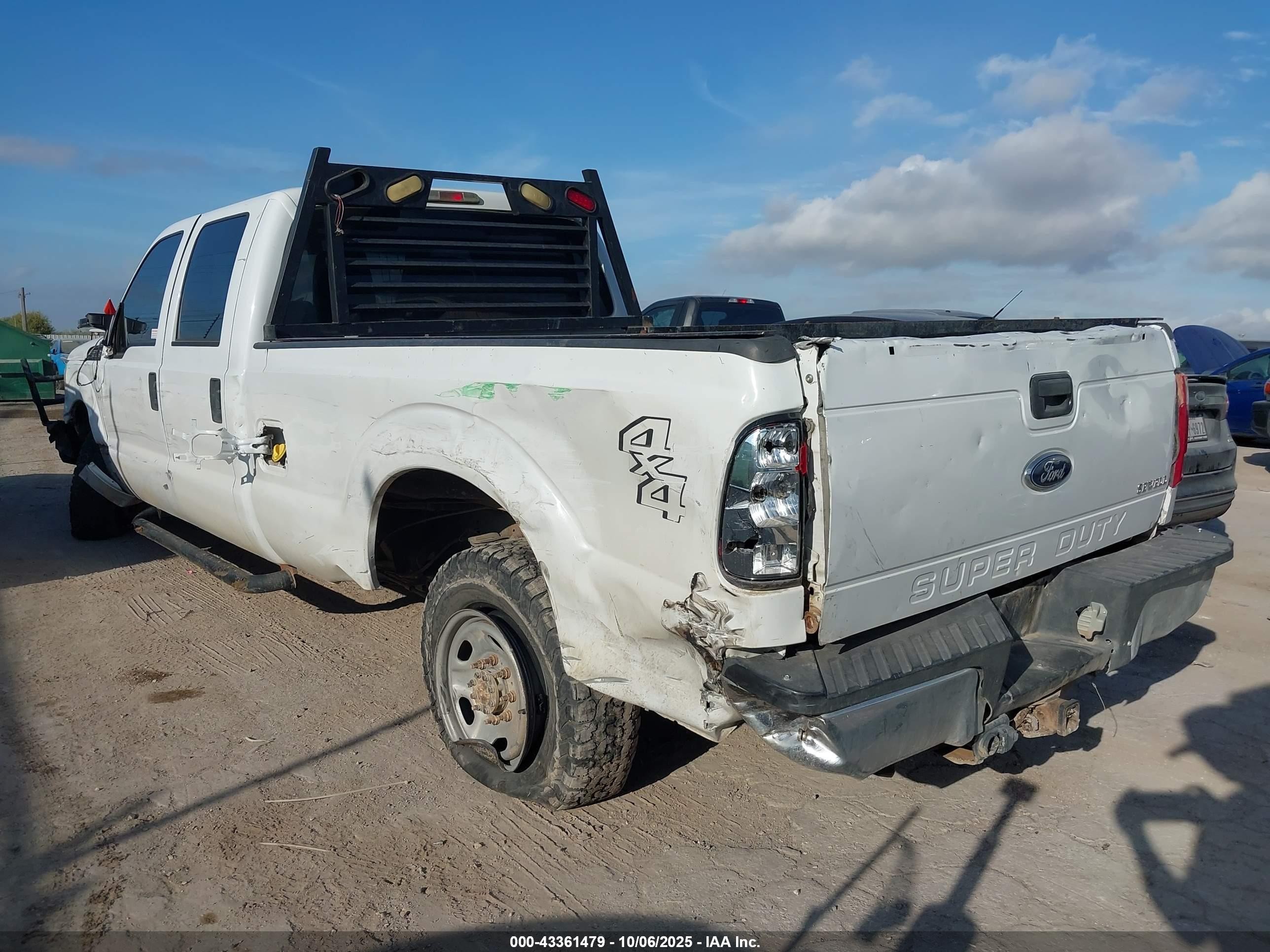 2013 Ford F-250 Xl Белый vin: 1FT7W2B68DEA63429