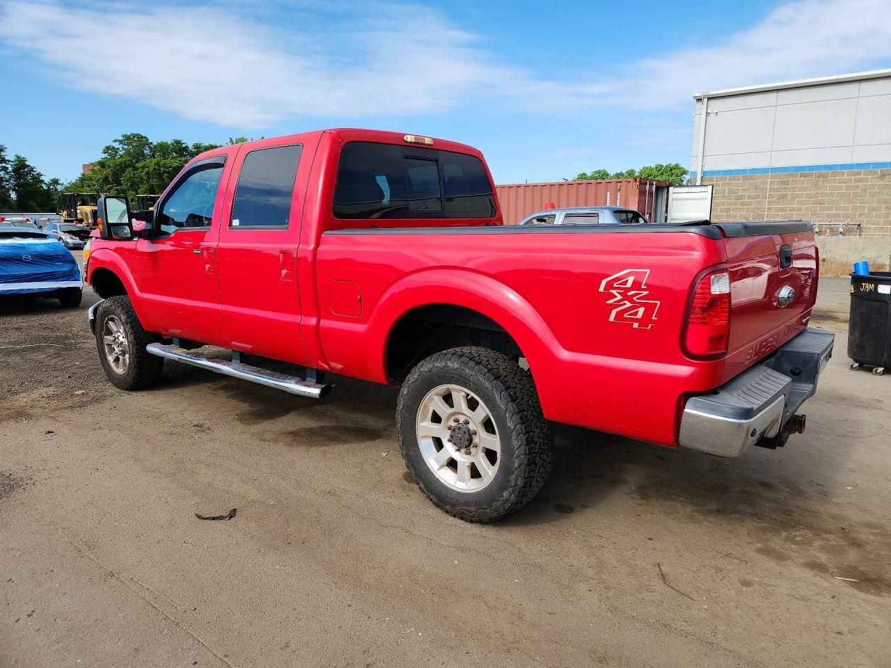 2014 Ford F250 Super Duty Красный vin: 1FT7W2B68EEA02096