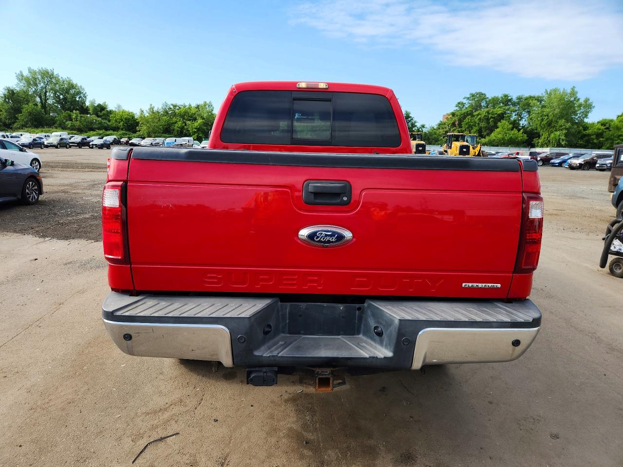 2014 Ford F250 Super Duty Красный vin: 1FT7W2B68EEA02096