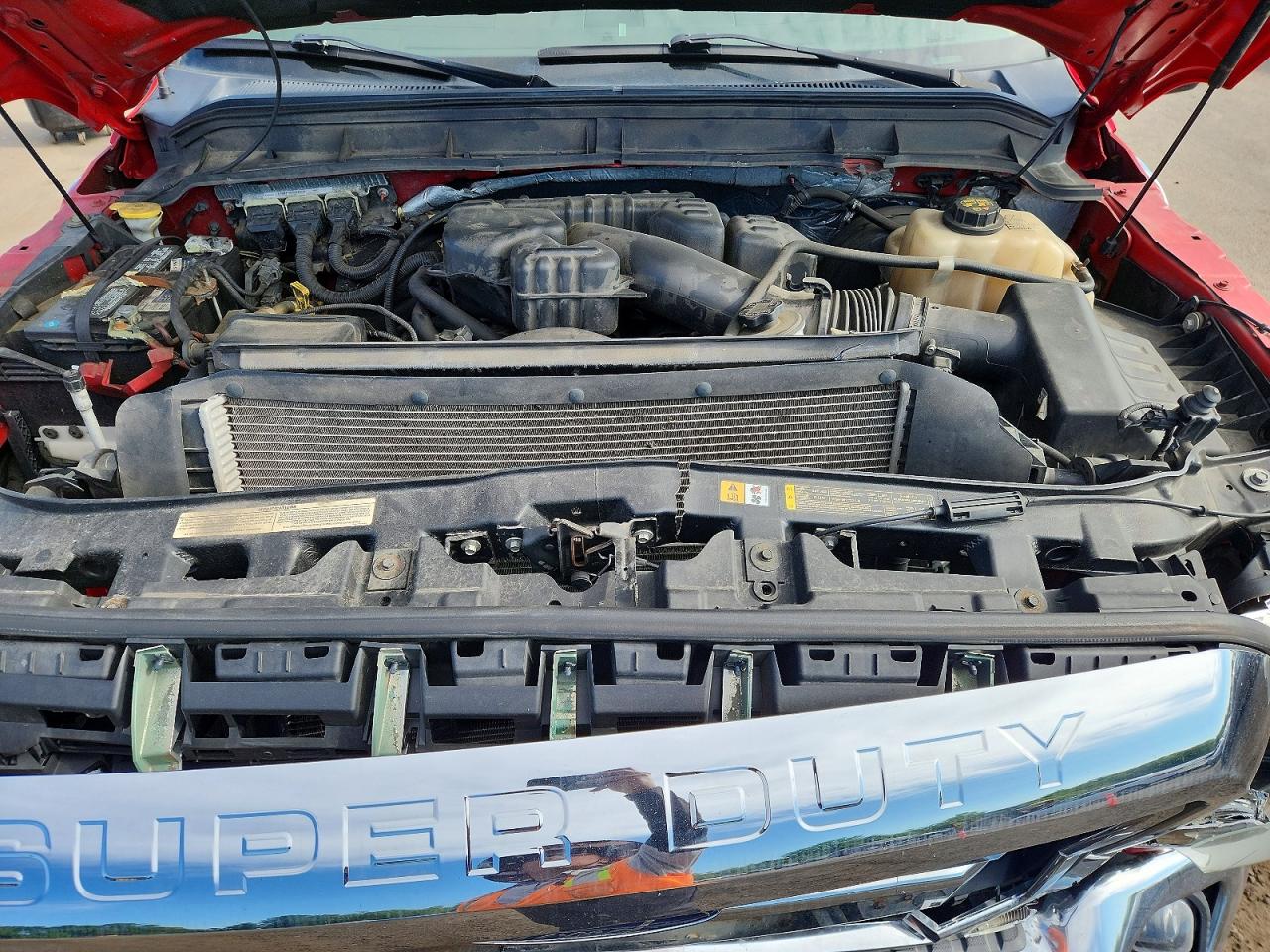 2014 Ford F250 Super Duty Красный vin: 1FT7W2B68EEA02096