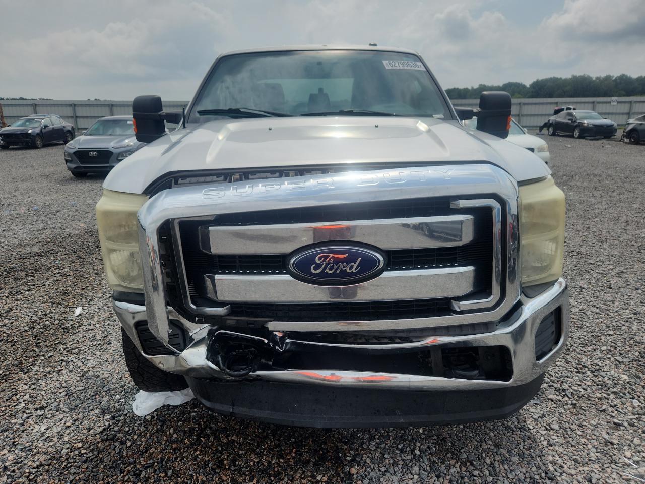 2015 Ford F250 Super Duty White vin: 1FT7W2B68FEA85725
